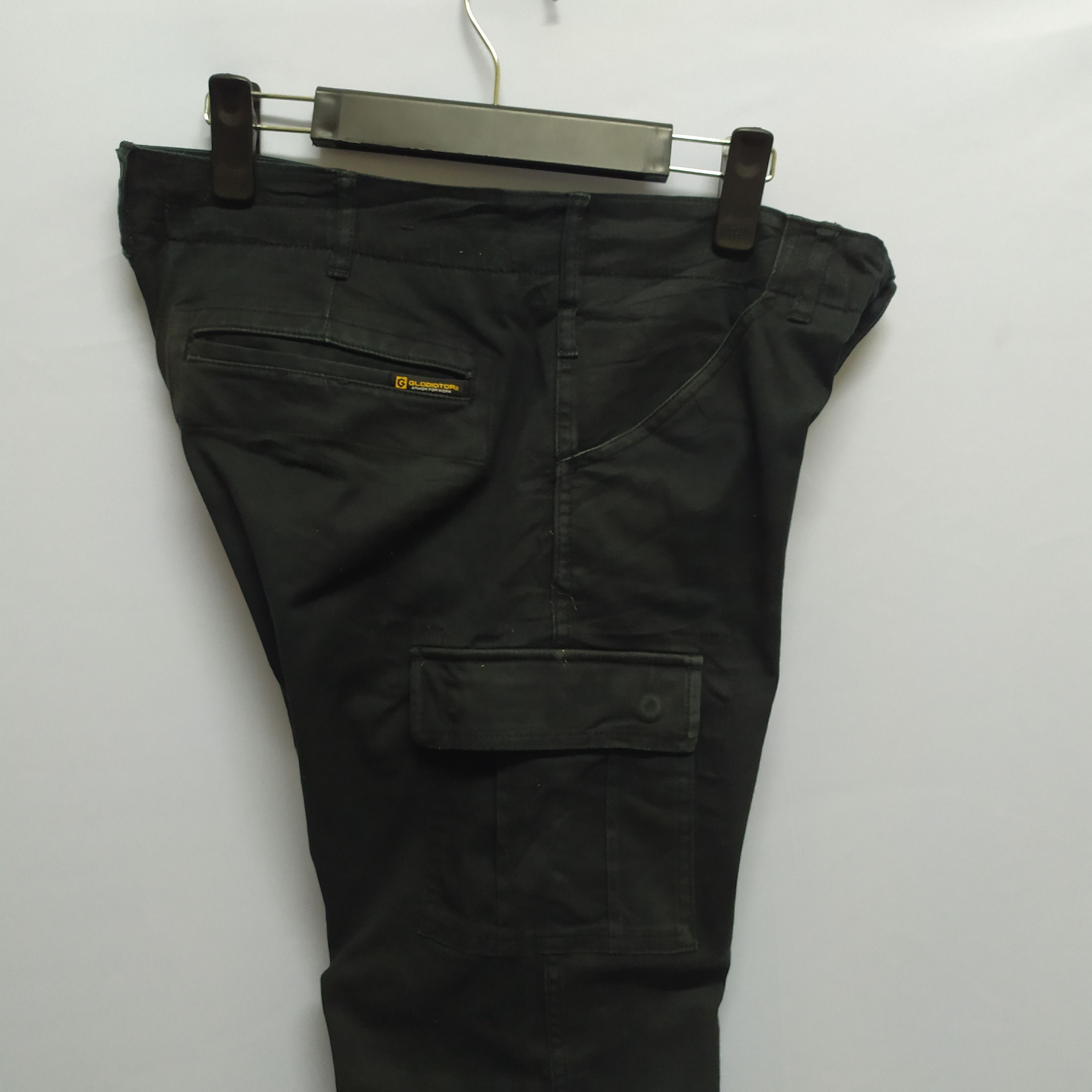 Japanese Brand × Vintage Gladiator Black Cargo Pants Size US 33 - 7 Thumbnail