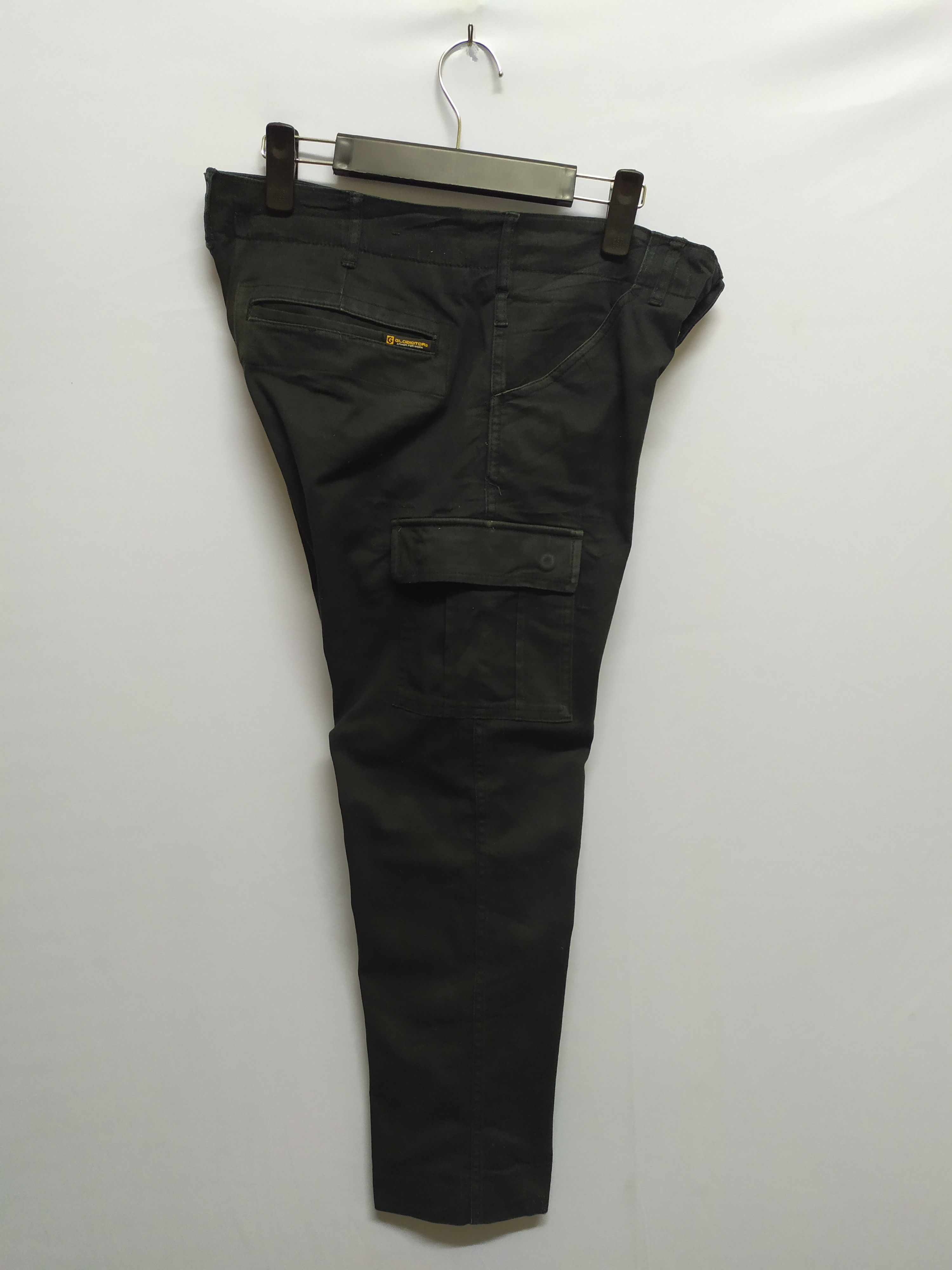 Japanese Brand × Vintage Gladiator Black Cargo Pants Size US 33 - 8 Thumbnail