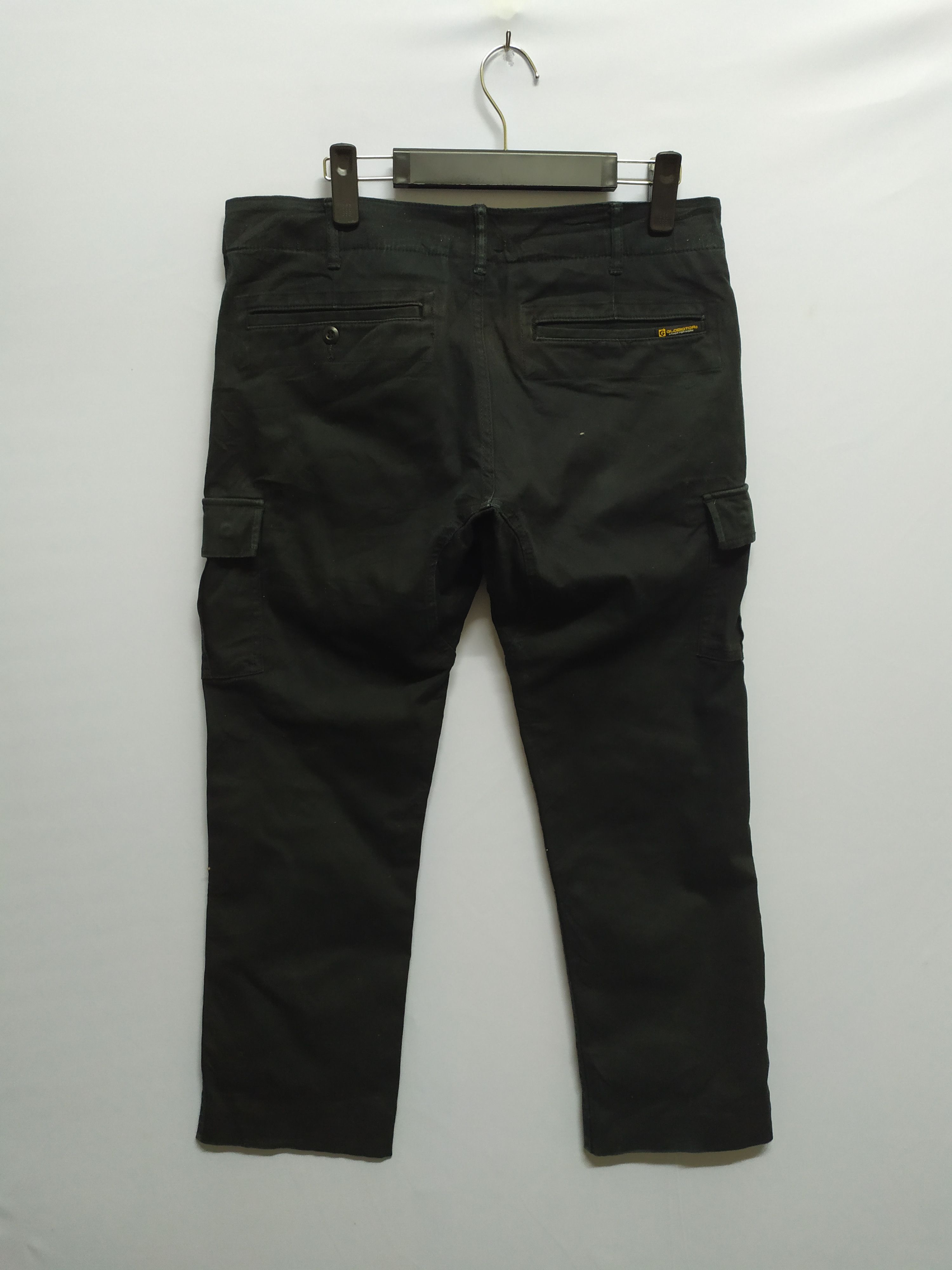 Japanese Brand × Vintage Gladiator Black Cargo Pants Size US 33 - 5 Thumbnail