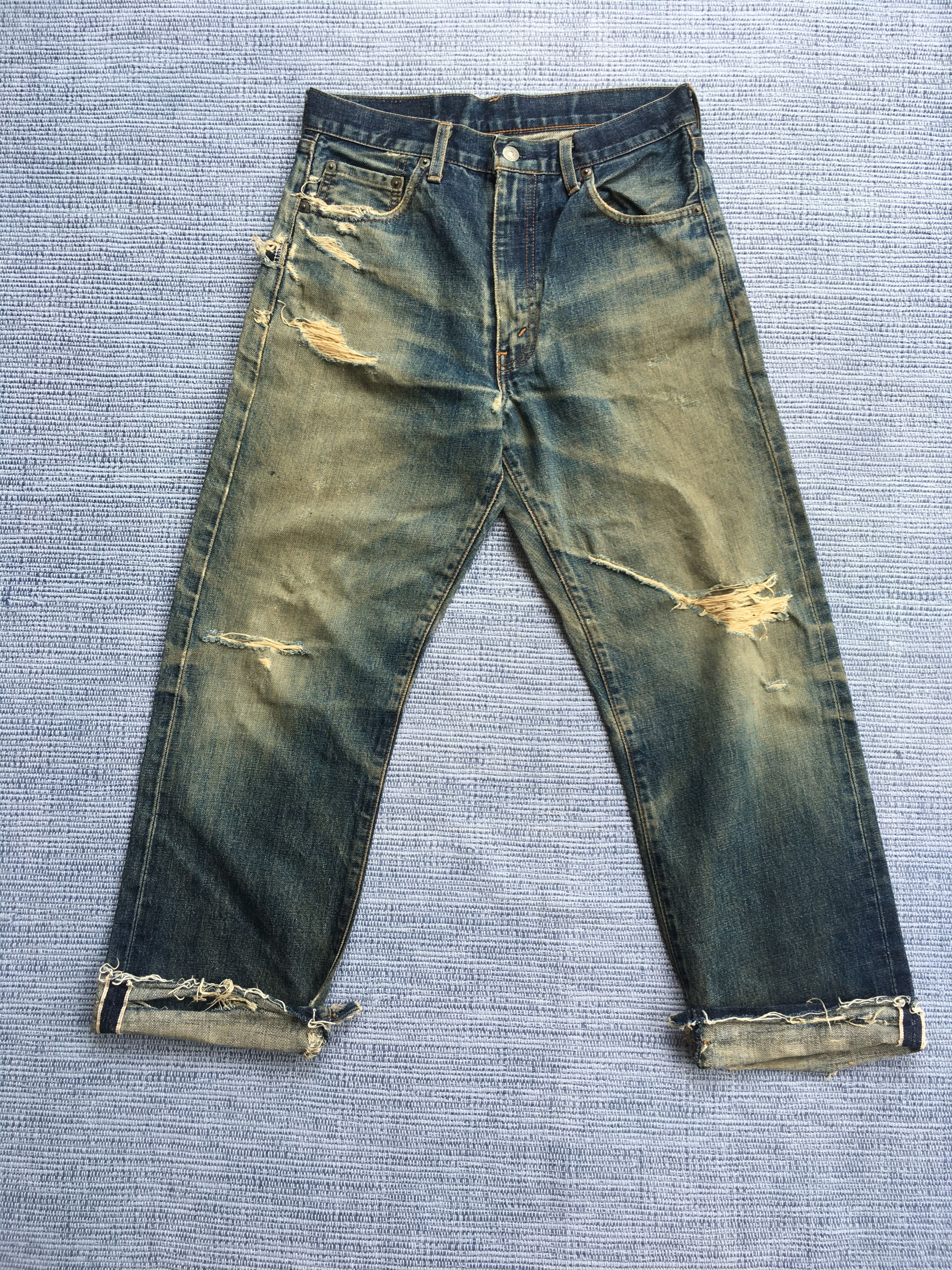 image of Levis x Levis Vintage Clothing 140 Anniversary 502 in Dirty Used Blue, Men's (Size 31)