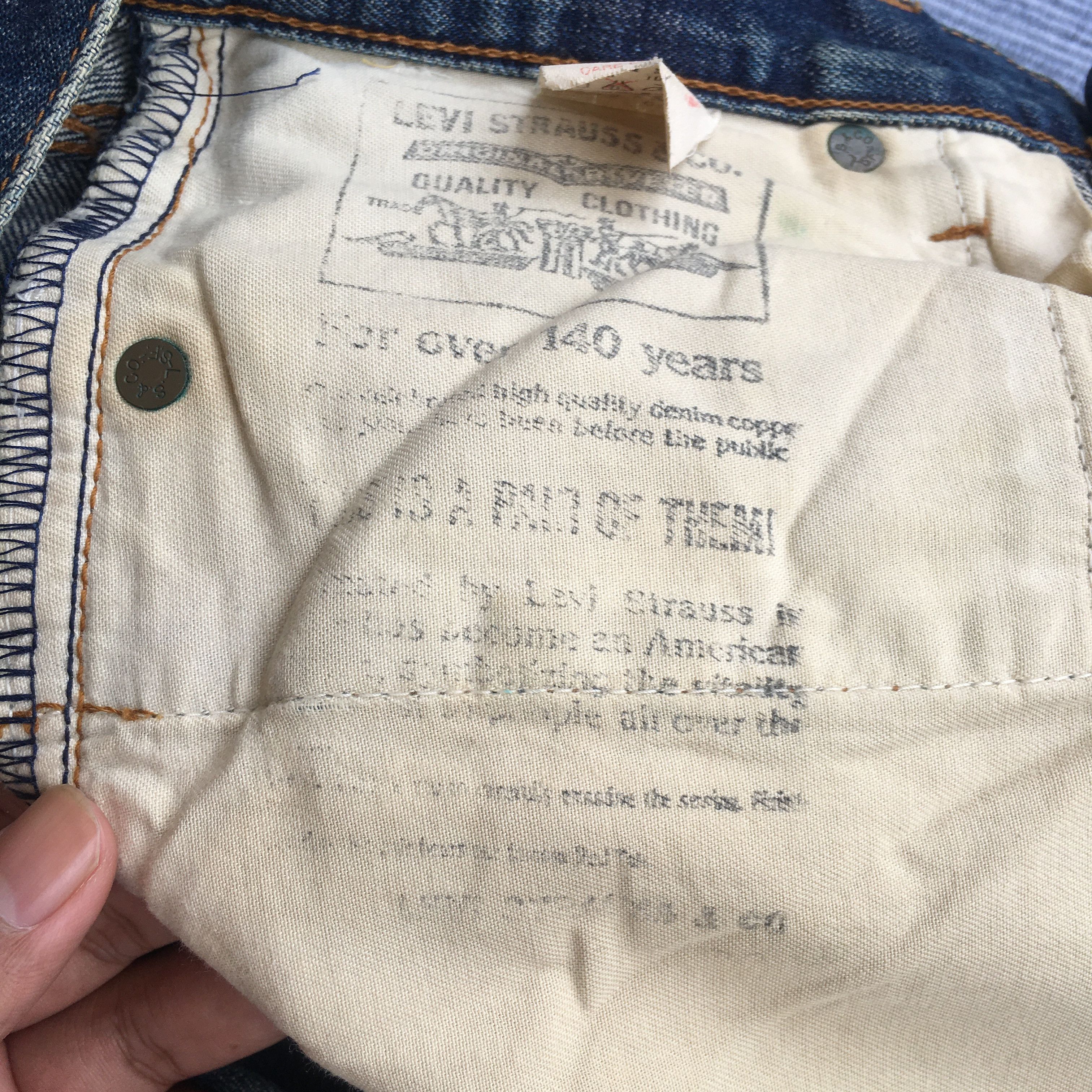 Levi's 140 anniversary 502 Size US 31 - 11 Thumbnail