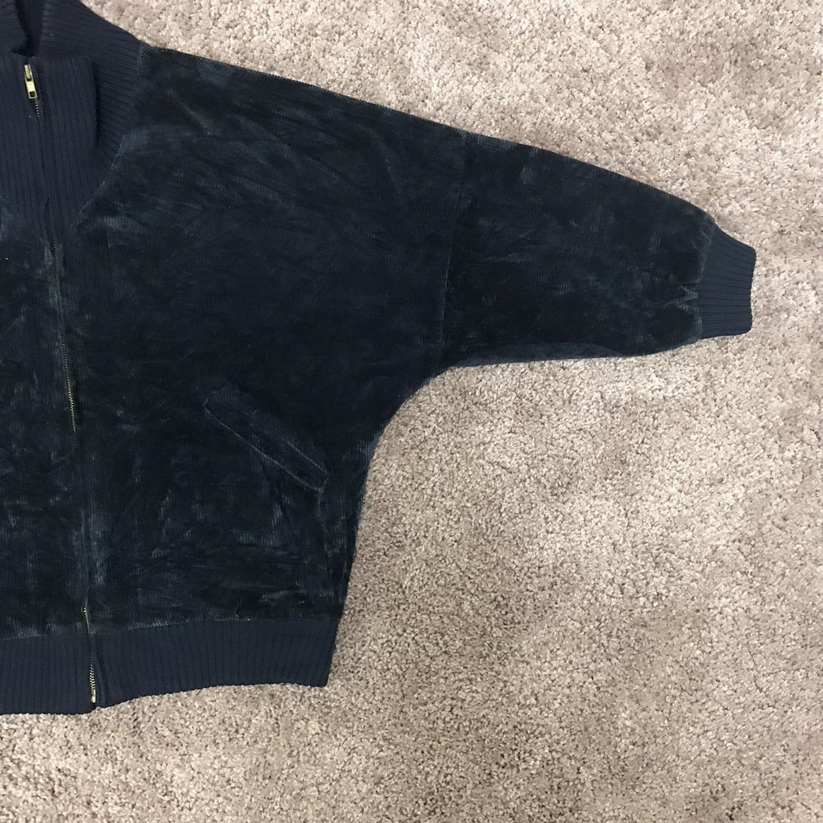 Japanese Brand Dark blue corduroy jacket Size M / US 6-8 / IT 42-44 - 2 Thumbnail