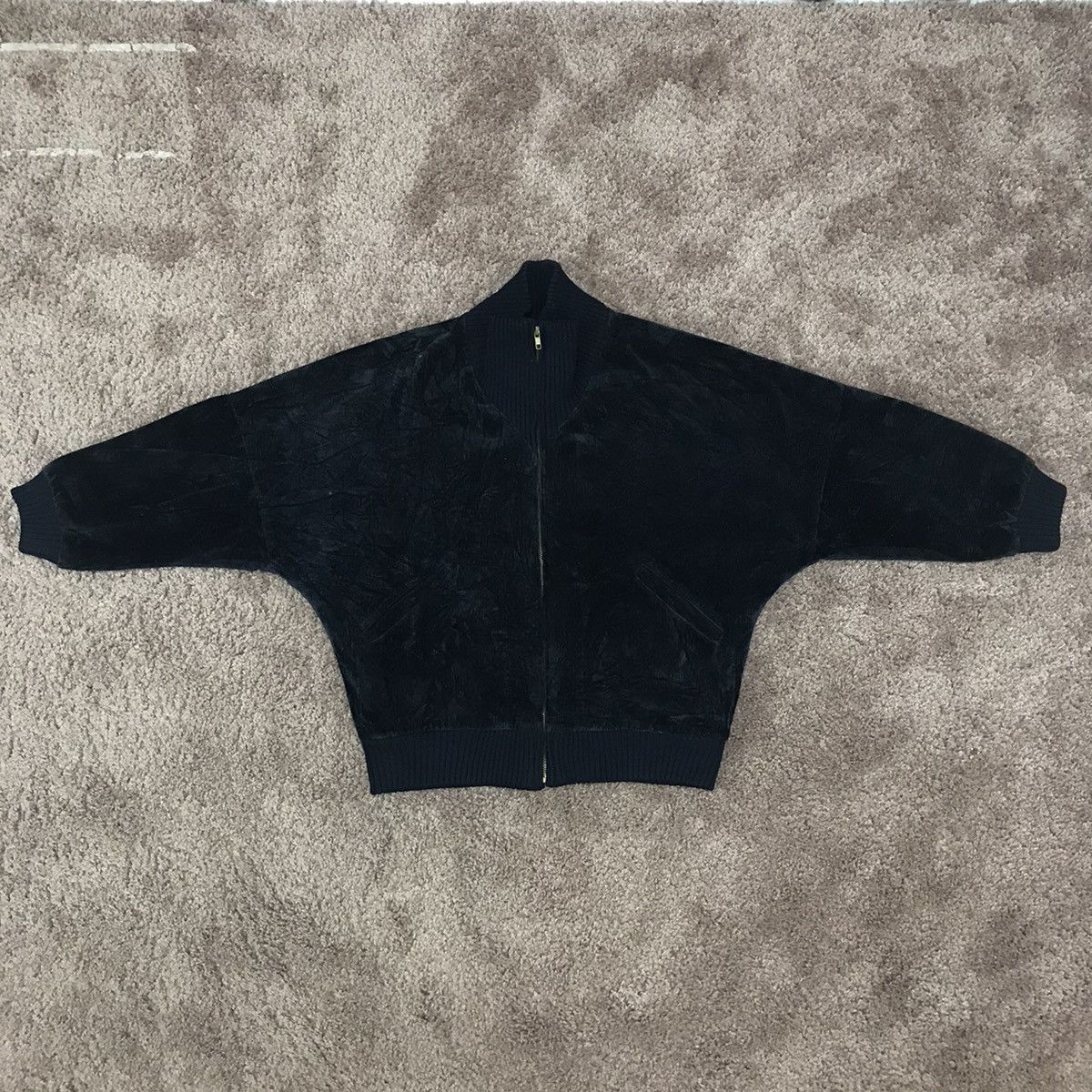 Japanese Brand Dark blue corduroy jacket Size M / US 6-8 / IT 42-44 - 1 Thumbnail