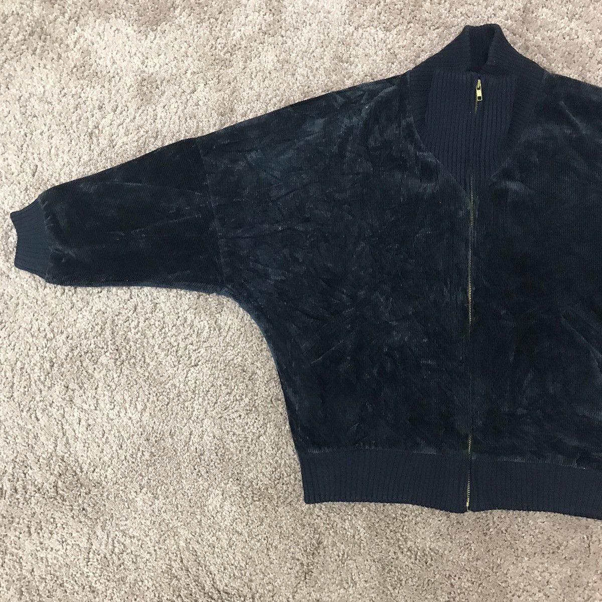 Japanese Brand Dark blue corduroy jacket Size M / US 6-8 / IT 42-44 - 3 Thumbnail