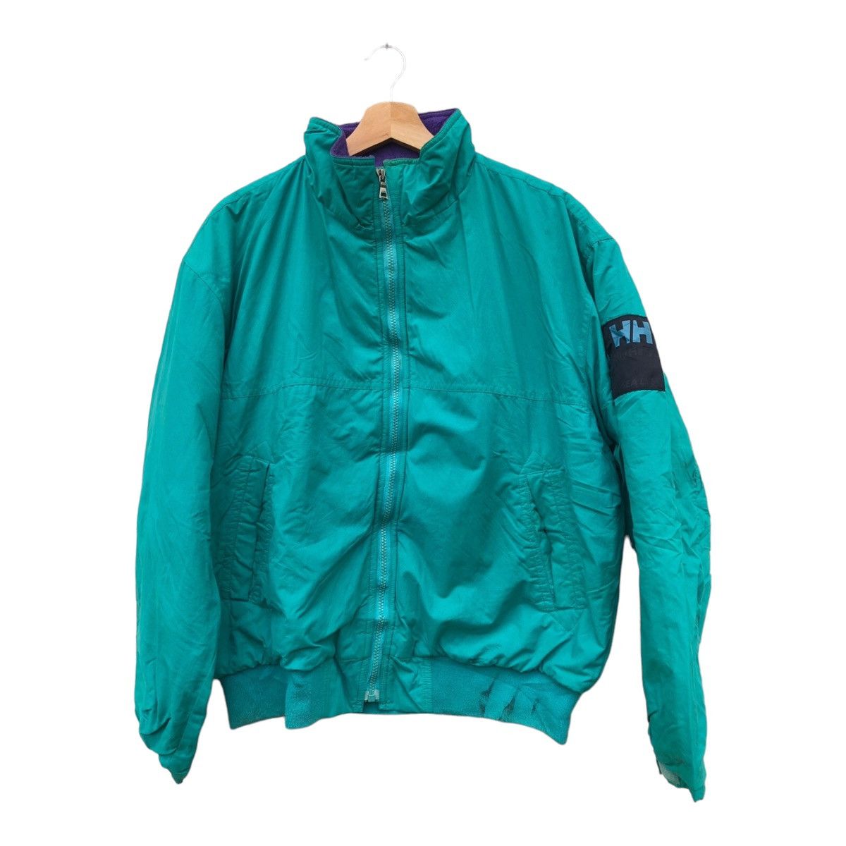 Helly Hansen Vintage Helly Hansen Jacket Sea Life Sailing Gear Neon Size US L / EU 52-54 / 3 - 1 Thumbnail