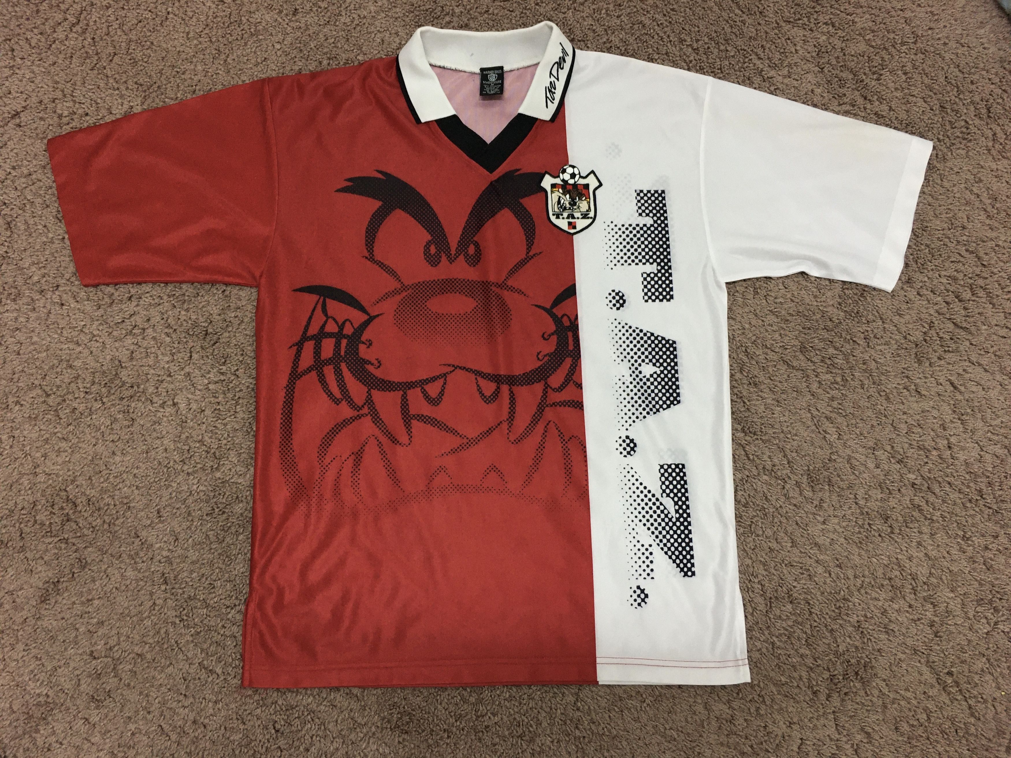 Cartoon Network tazmania jersey polo; warner bros Size US L / EU 52-54 / 3 - 1 Thumbnail