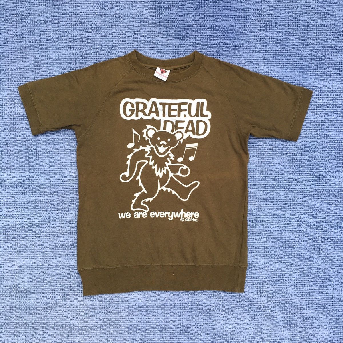 image of 90's Grateful Dead Tee in Olive, Men's (Size Medium)