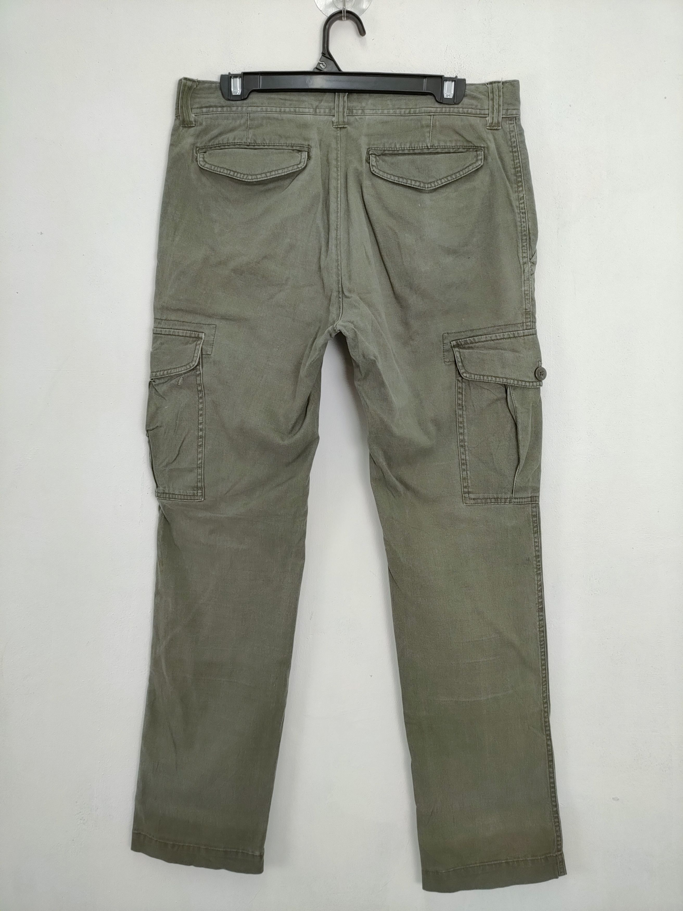 Global Work × Vintage VINTAGE GLOBAL WORK FADED CARGO PANTS Size US 32 / EU 48 - 10 Thumbnail