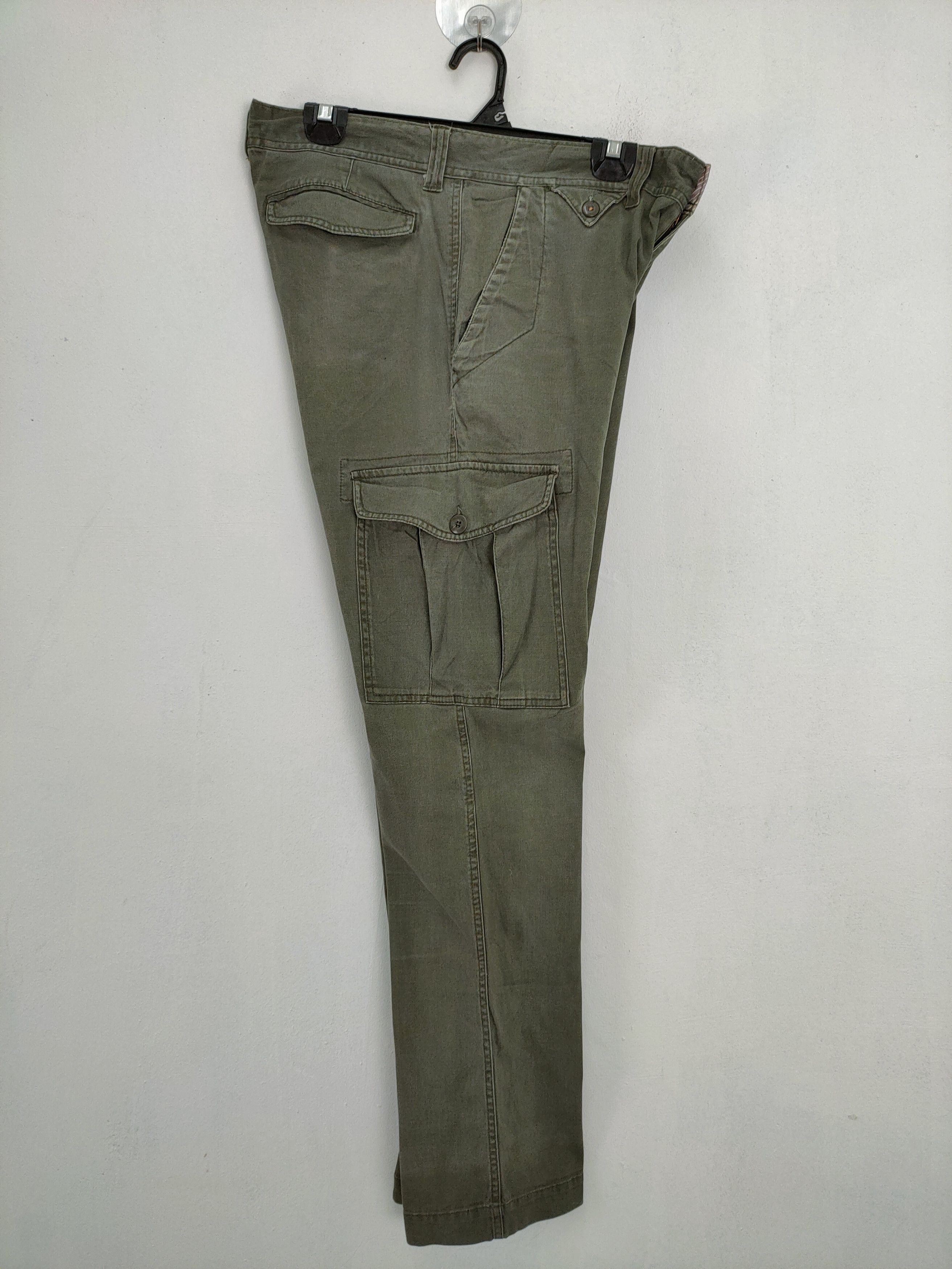 Global Work × Vintage VINTAGE GLOBAL WORK FADED CARGO PANTS Size US 32 / EU 48 - 13 Thumbnail