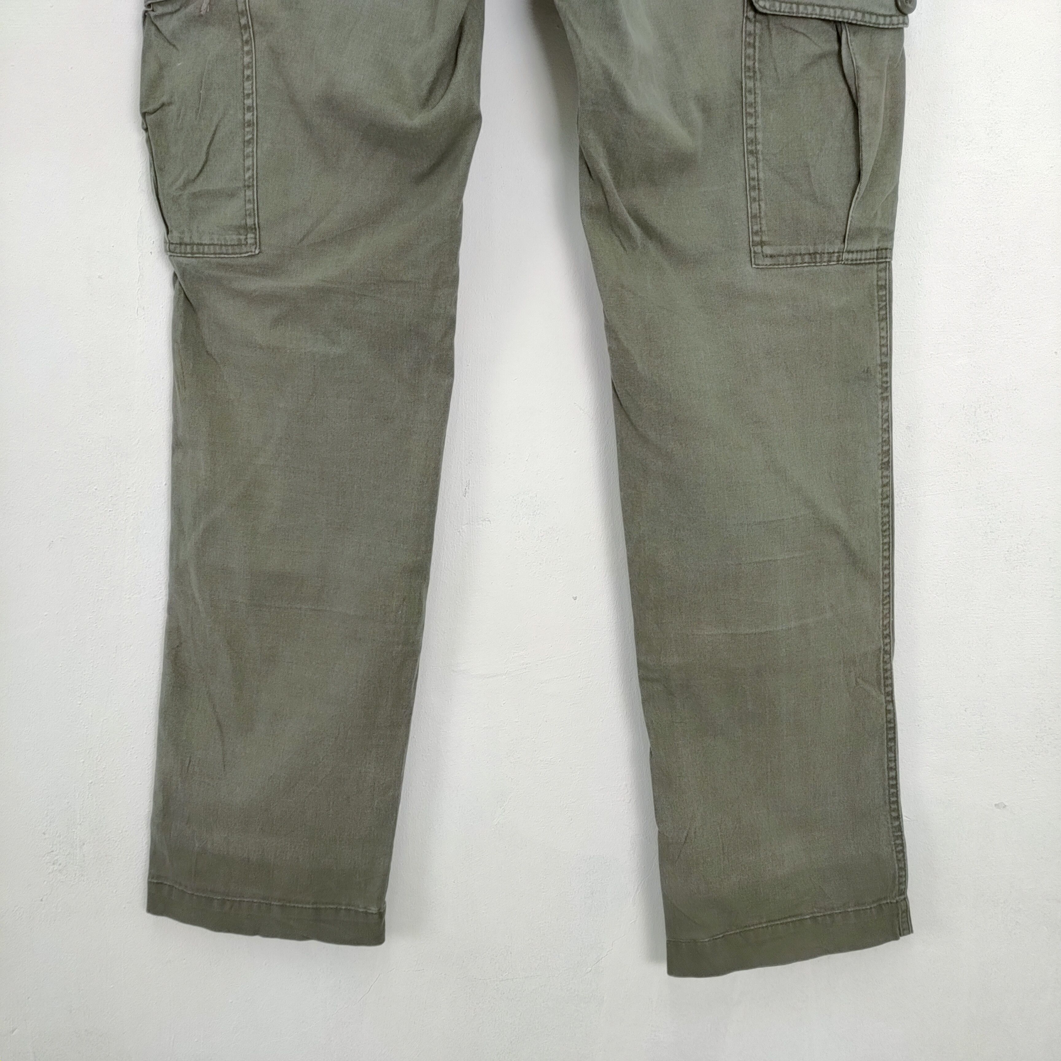 Global Work × Vintage VINTAGE GLOBAL WORK FADED CARGO PANTS Size US 32 / EU 48 - 12 Thumbnail