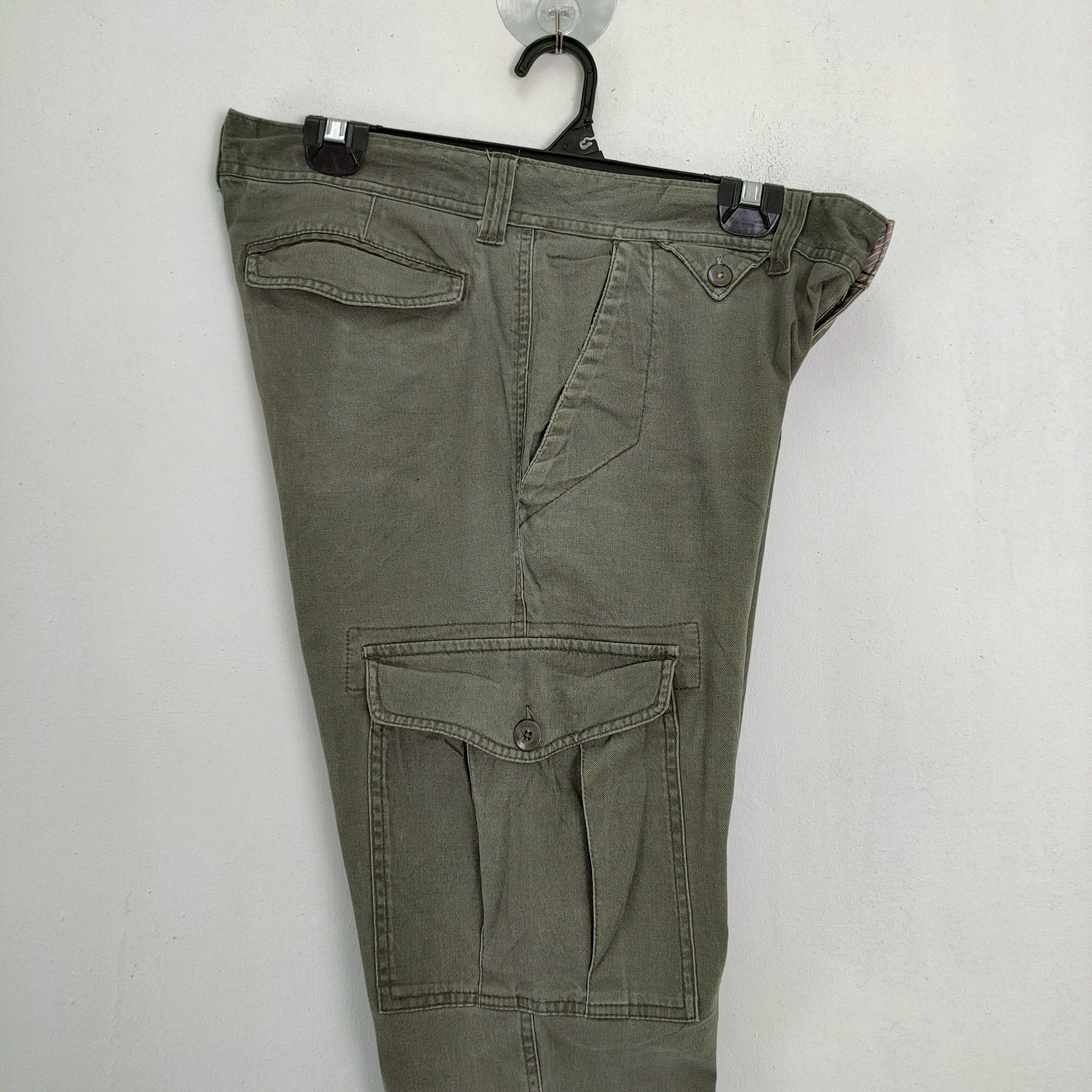 Global Work × Vintage VINTAGE GLOBAL WORK FADED CARGO PANTS Size US 32 / EU 48 - 14 Thumbnail