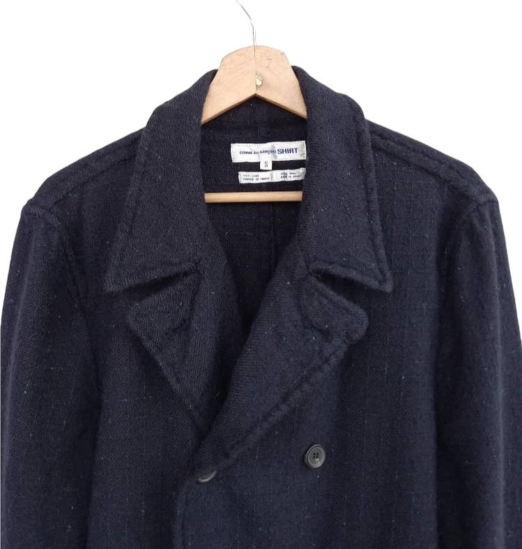 Comme des Garcons × Comme des Garcons SHIRT × Japanese Brand 🇯🇵 Vintage Comme des Garcons FW09085 Long Jacket Size US M / EU 48-50 / 2 - 3 Thumbnail