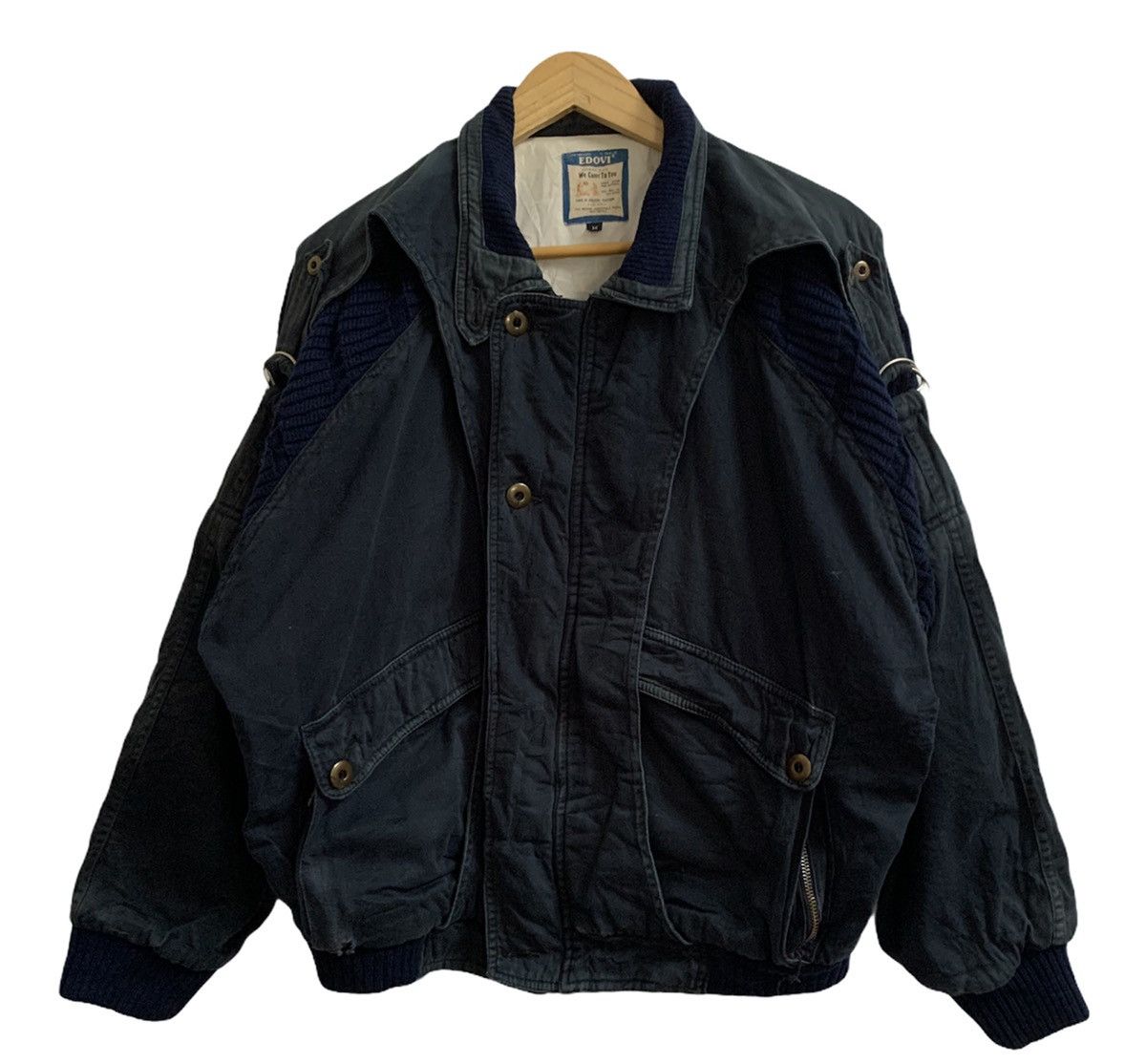 Japanese Brand 🇯🇵 Edovi Parachute Bomber Style Jacket Size US M / EU 48-50 / 2 - 1 Thumbnail
