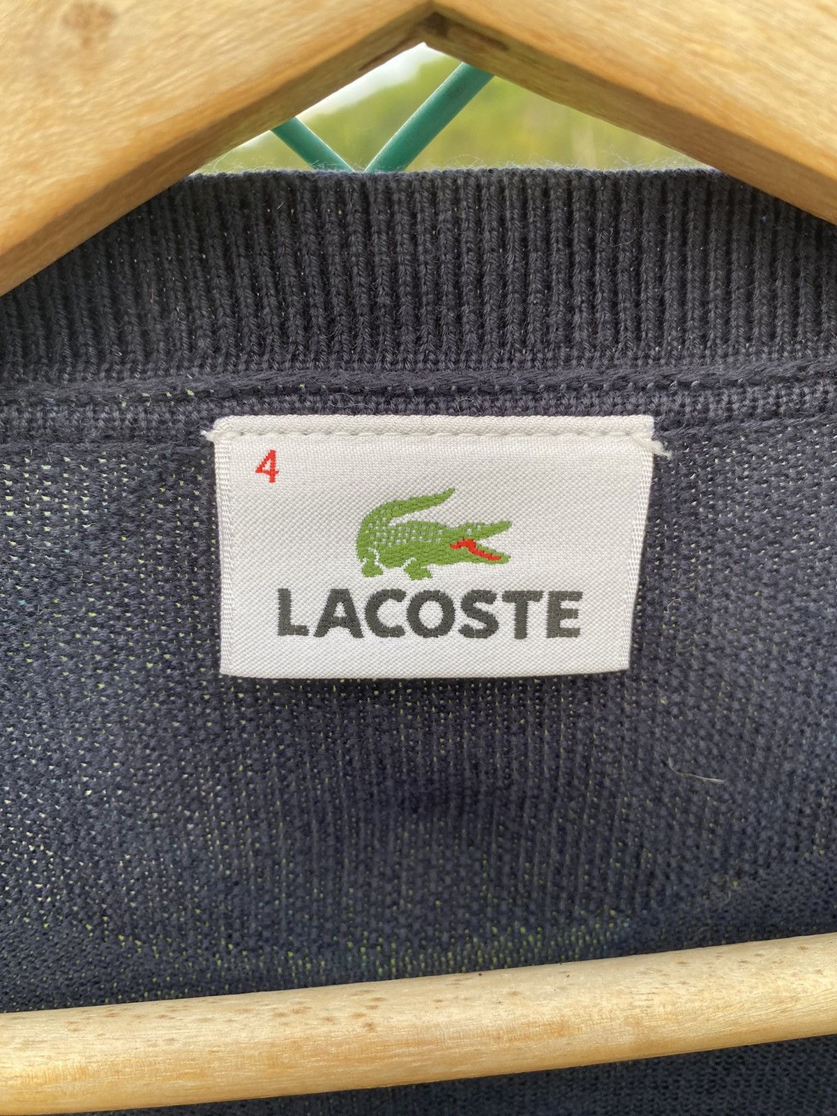 Lacoste Lacoste Shaggy Cardigan Size XL / US 12-14 / IT 48-50 - 7 Thumbnail
