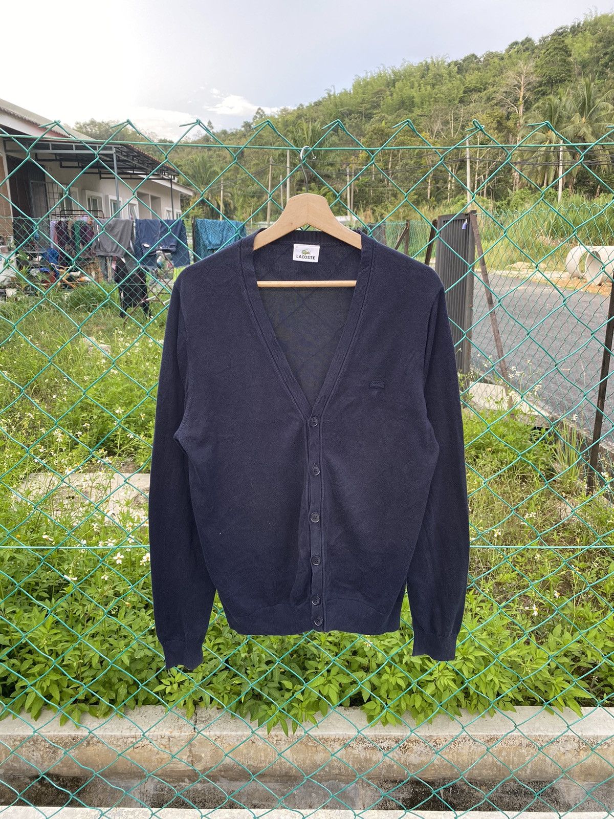 Lacoste Lacoste Shaggy Cardigan Size XL / US 12-14 / IT 48-50 - 1 Thumbnail