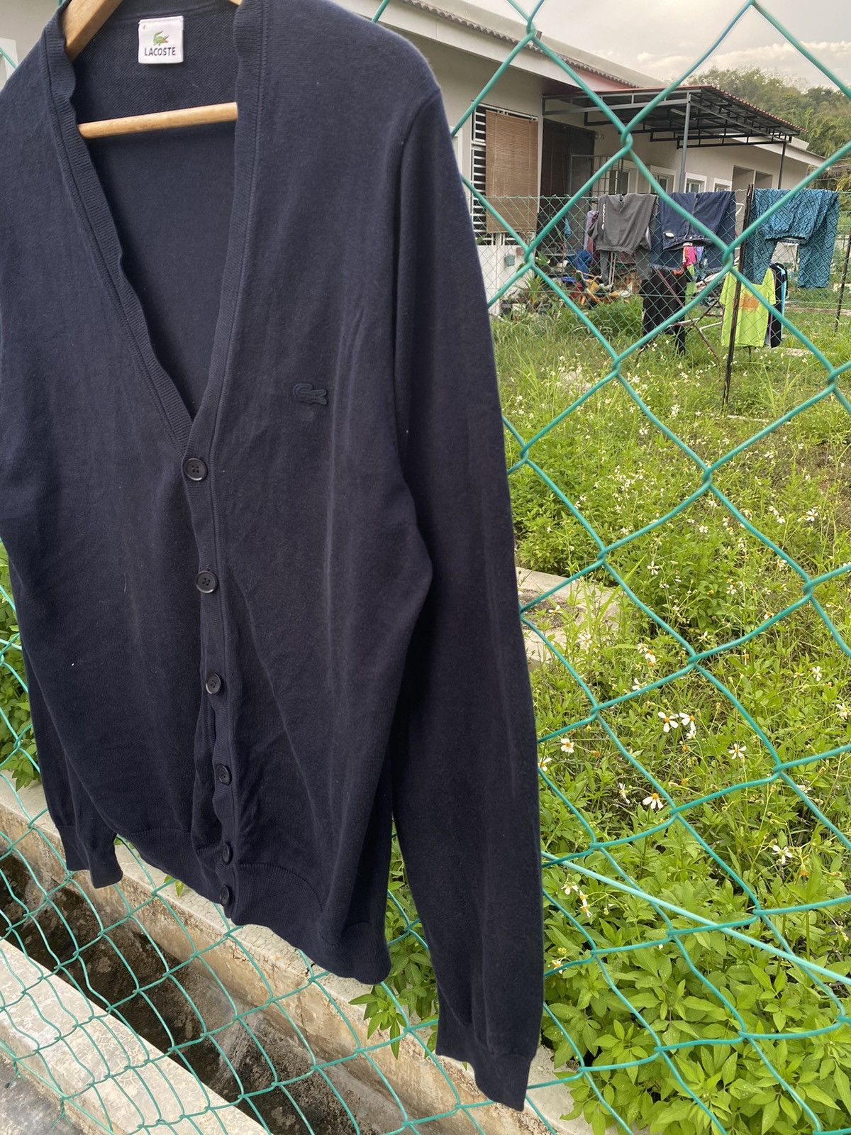 Lacoste Lacoste Shaggy Cardigan Size XL / US 12-14 / IT 48-50 - 5 Thumbnail