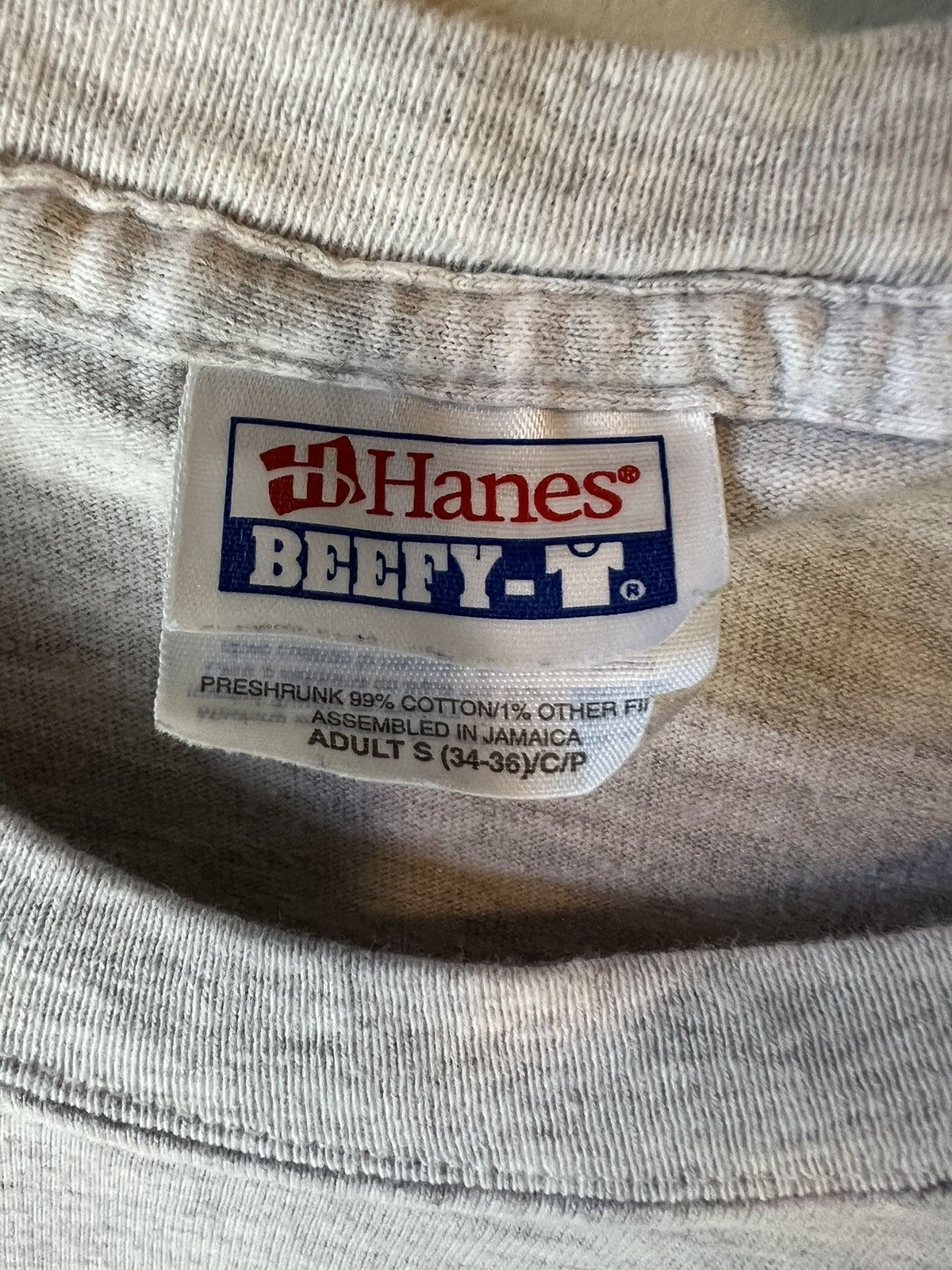 Hanes × Vintage Vintage Aids Marathon Hanes Beefy Tee Size US S / EU 44-46 / 1 - 3 Thumbnail