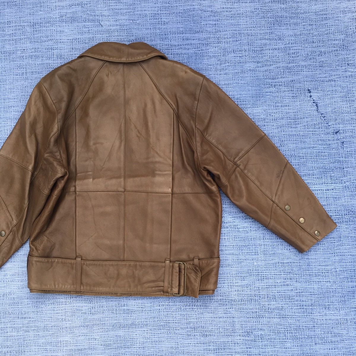 Perry Ellis 90s perry ellis leather jacket Size US L / EU 52-54 / 3 - 13 Thumbnail