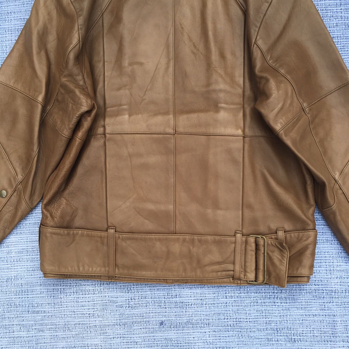 Perry Ellis 90s perry ellis leather jacket Size US L / EU 52-54 / 3 - 17 Thumbnail