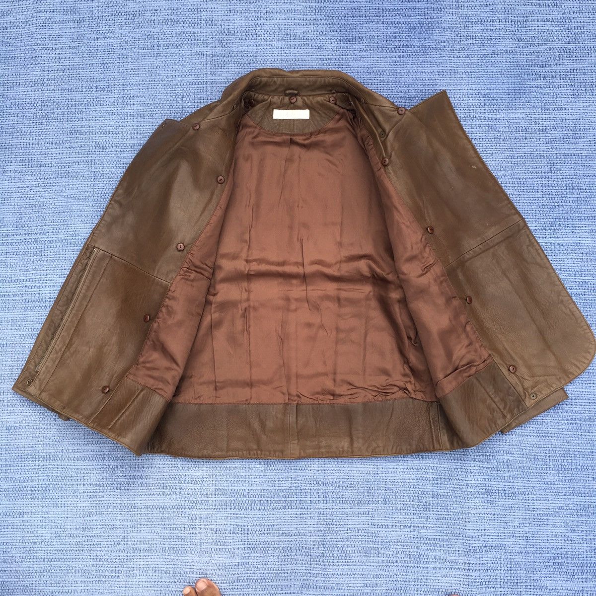 Perry Ellis 90s perry ellis leather jacket Size US L / EU 52-54 / 3 - 10 Thumbnail