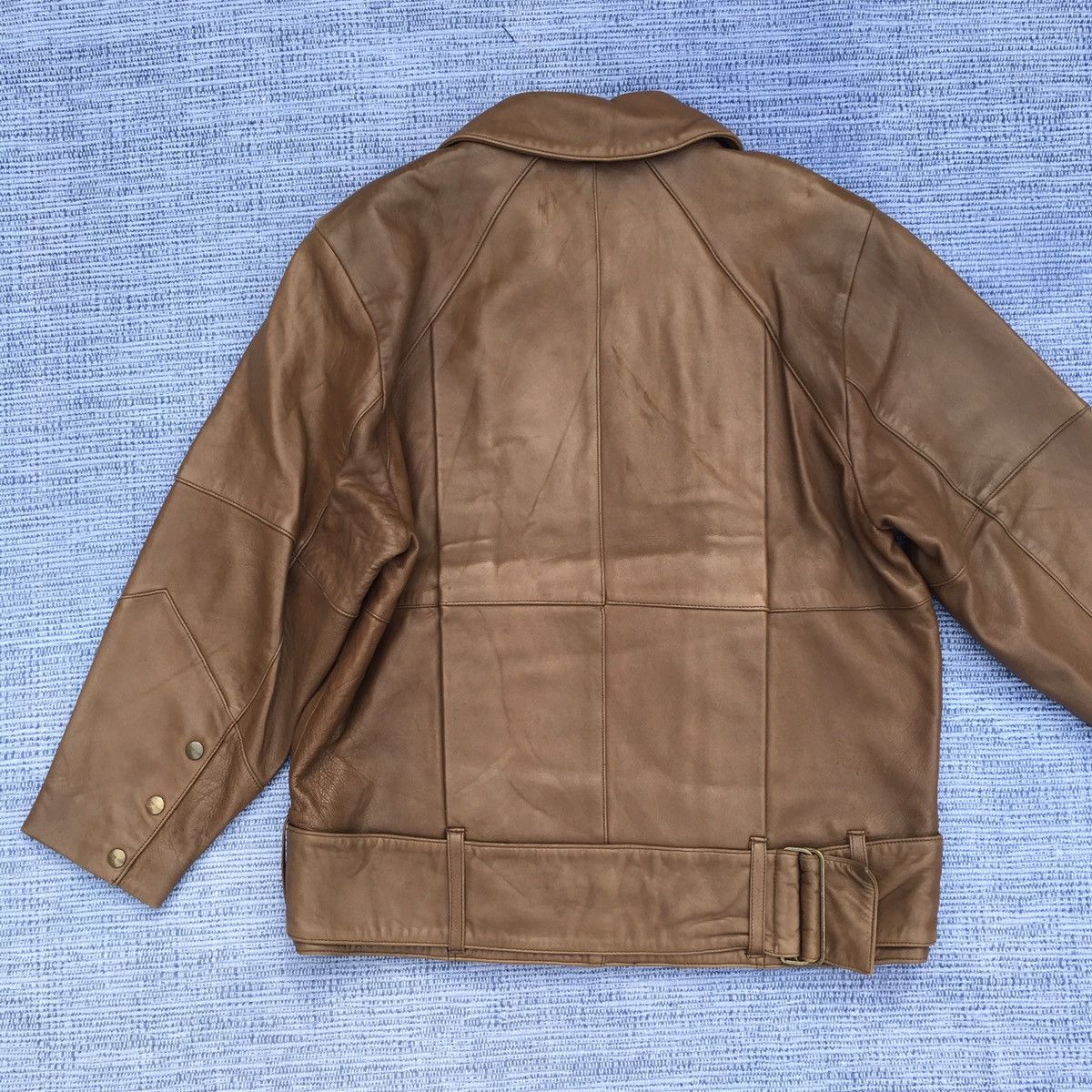 Perry Ellis 90s perry ellis leather jacket Size US L / EU 52-54 / 3 - 14 Thumbnail