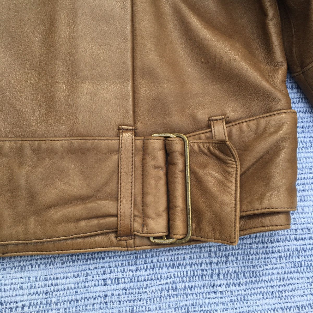 Perry Ellis 90s perry ellis leather jacket Size US L / EU 52-54 / 3 - 16 Thumbnail