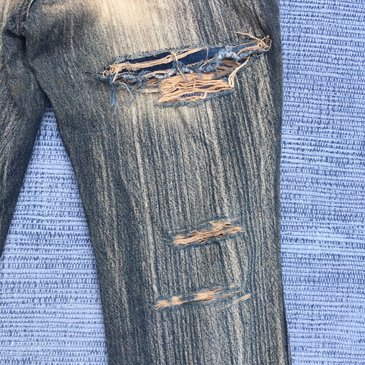 Japanese Brand ripped jeans Size US 30 / EU 46 - 11 Thumbnail