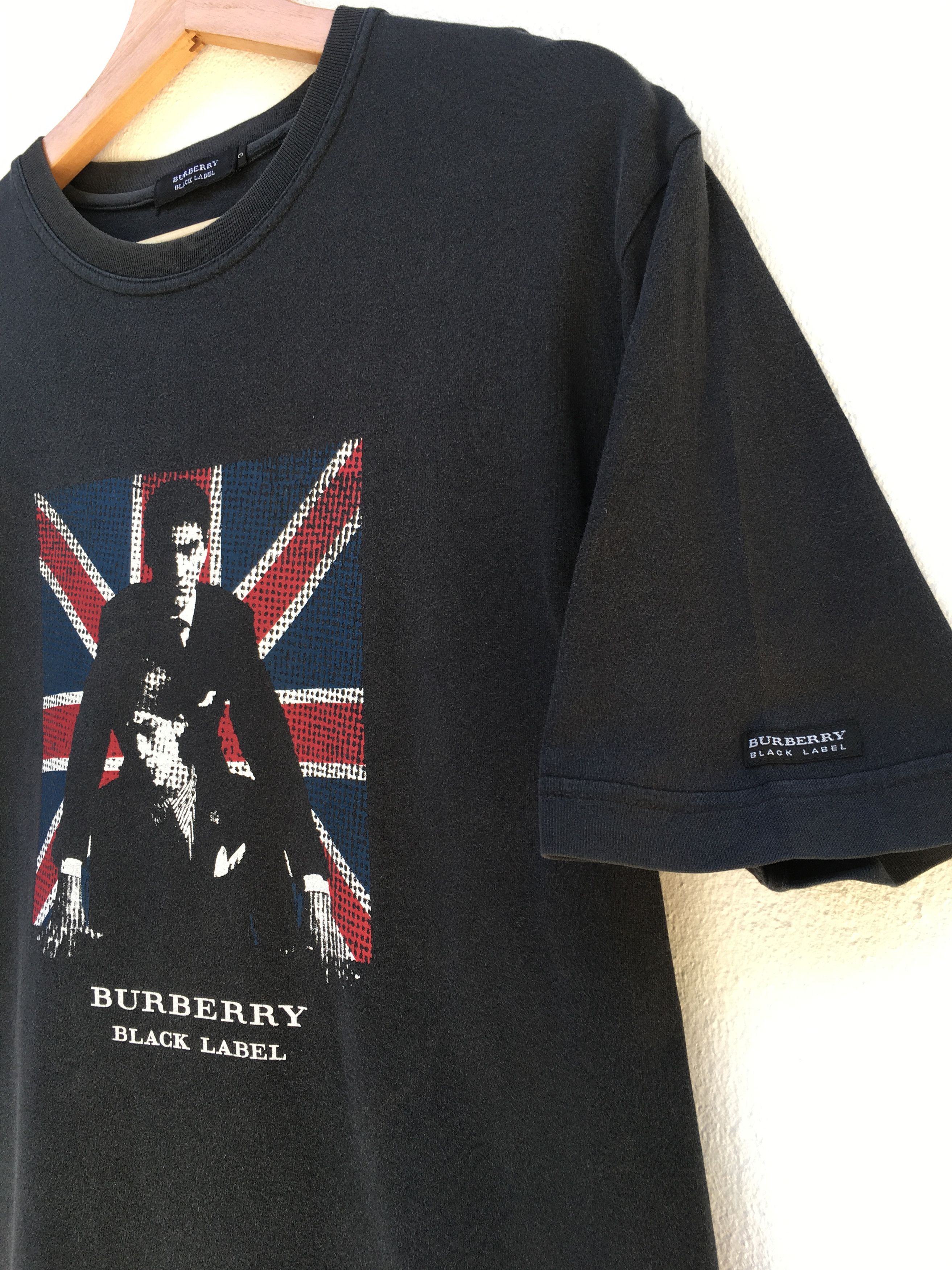 Burberry Vintage BURBERRY BLACK LABEL nice design t-shirt Size US M / EU 48-50 / 2 - 7 Thumbnail