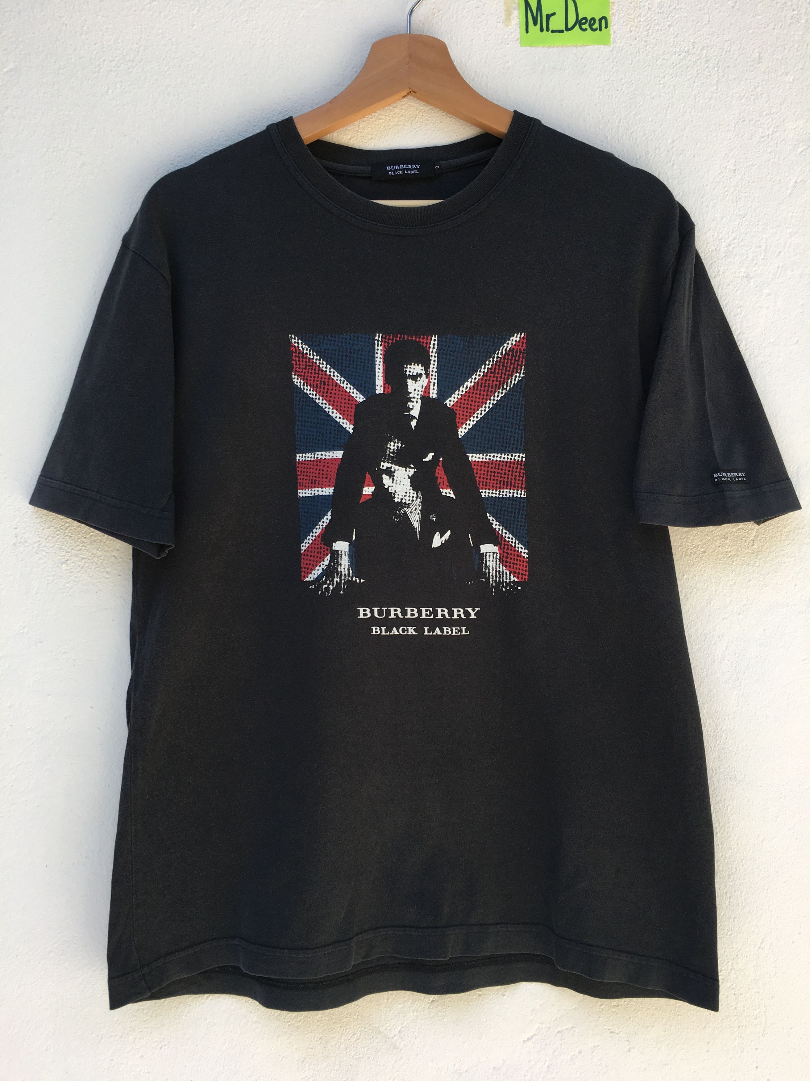Burberry Vintage BURBERRY BLACK LABEL nice design t-shirt Size US M / EU 48-50 / 2 - 2 Thumbnail