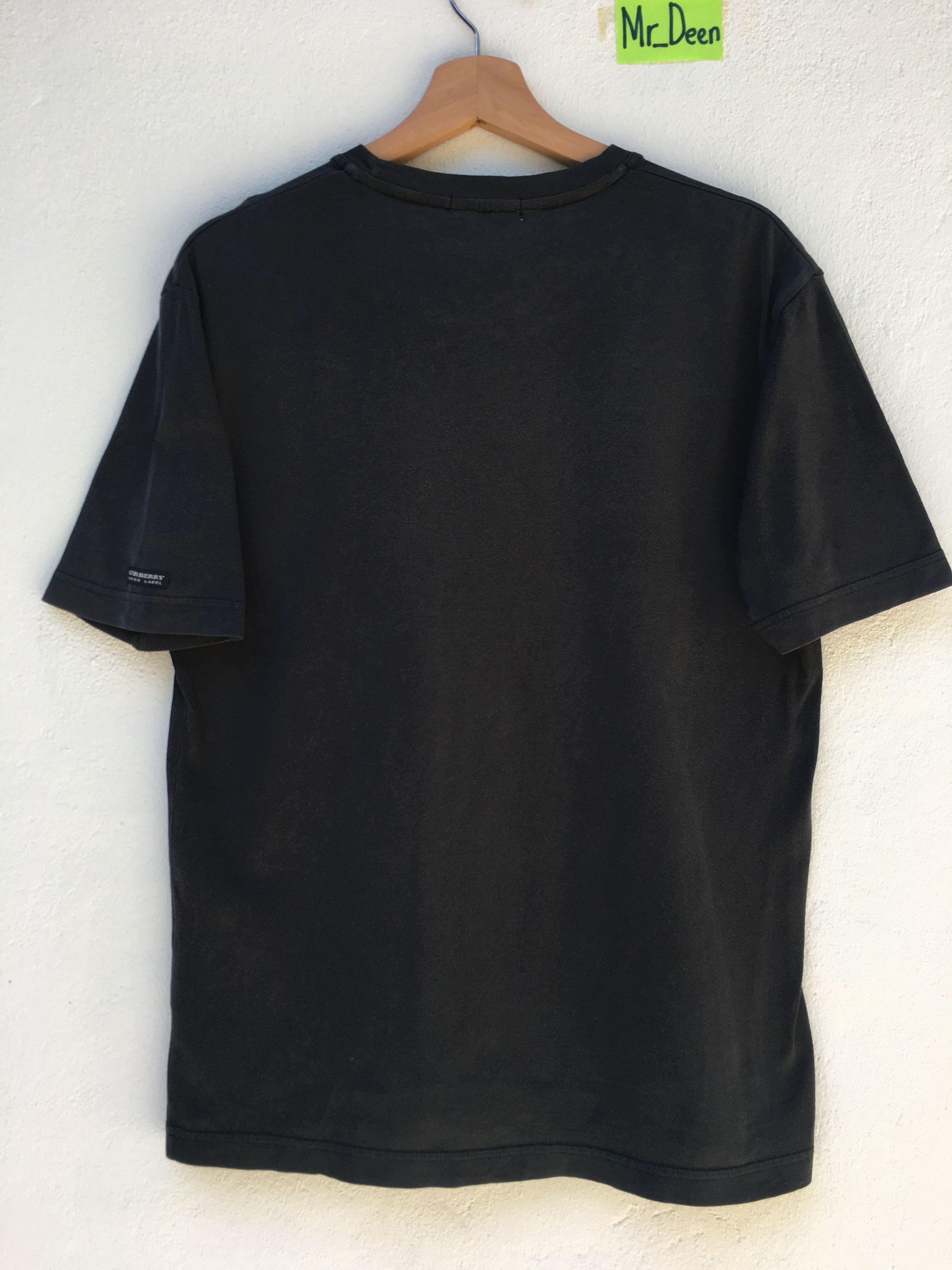 Burberry Vintage BURBERRY BLACK LABEL nice design t-shirt Size US M / EU 48-50 / 2 - 11 Thumbnail