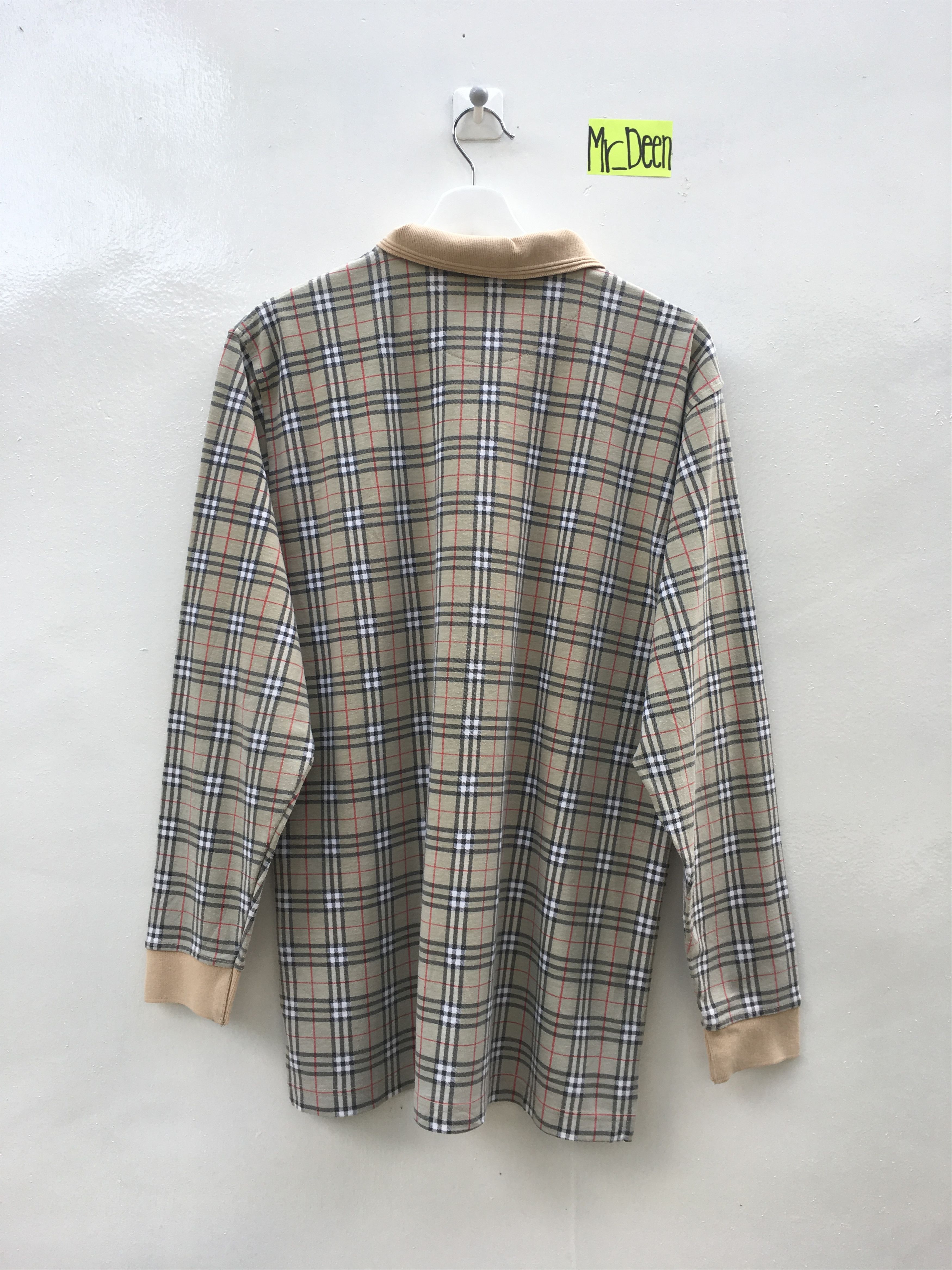 Burberry Burberry Checkered nova check Vintage 90s Polo Shirt Size US L / EU 52-54 / 3 - 6 Thumbnail