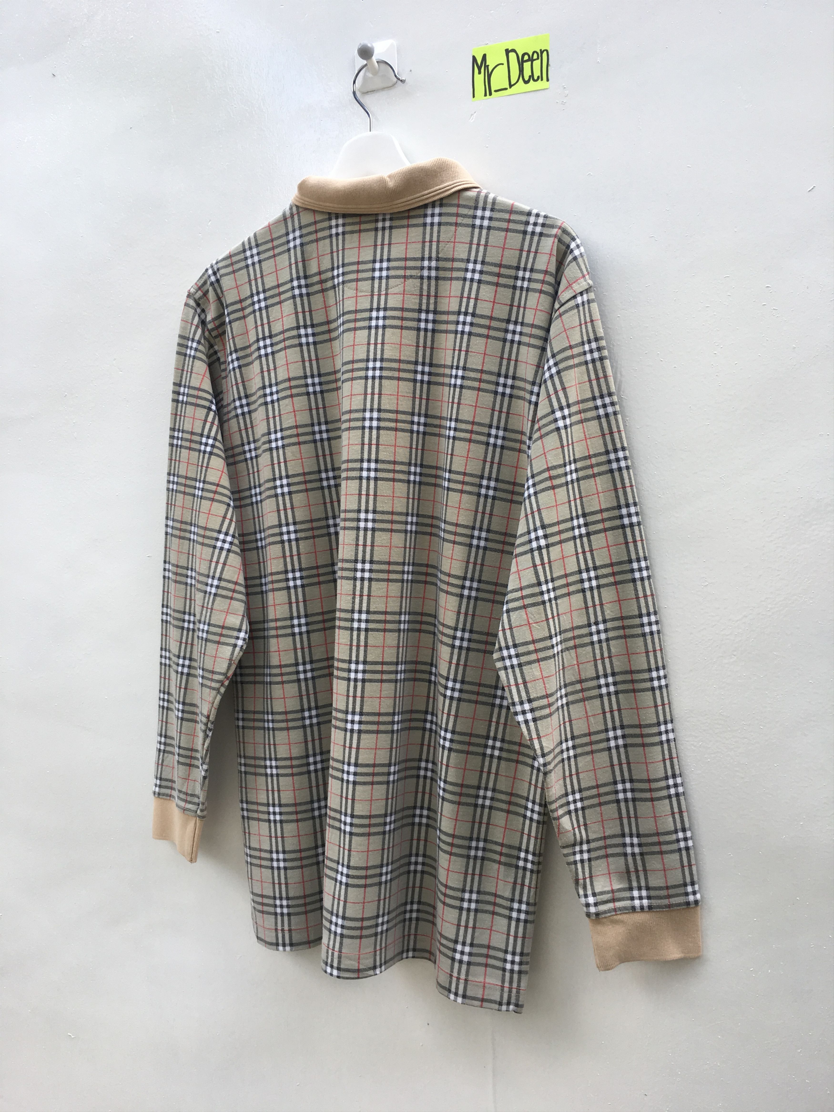 Burberry Burberry Checkered nova check Vintage 90s Polo Shirt Size US L / EU 52-54 / 3 - 7 Thumbnail