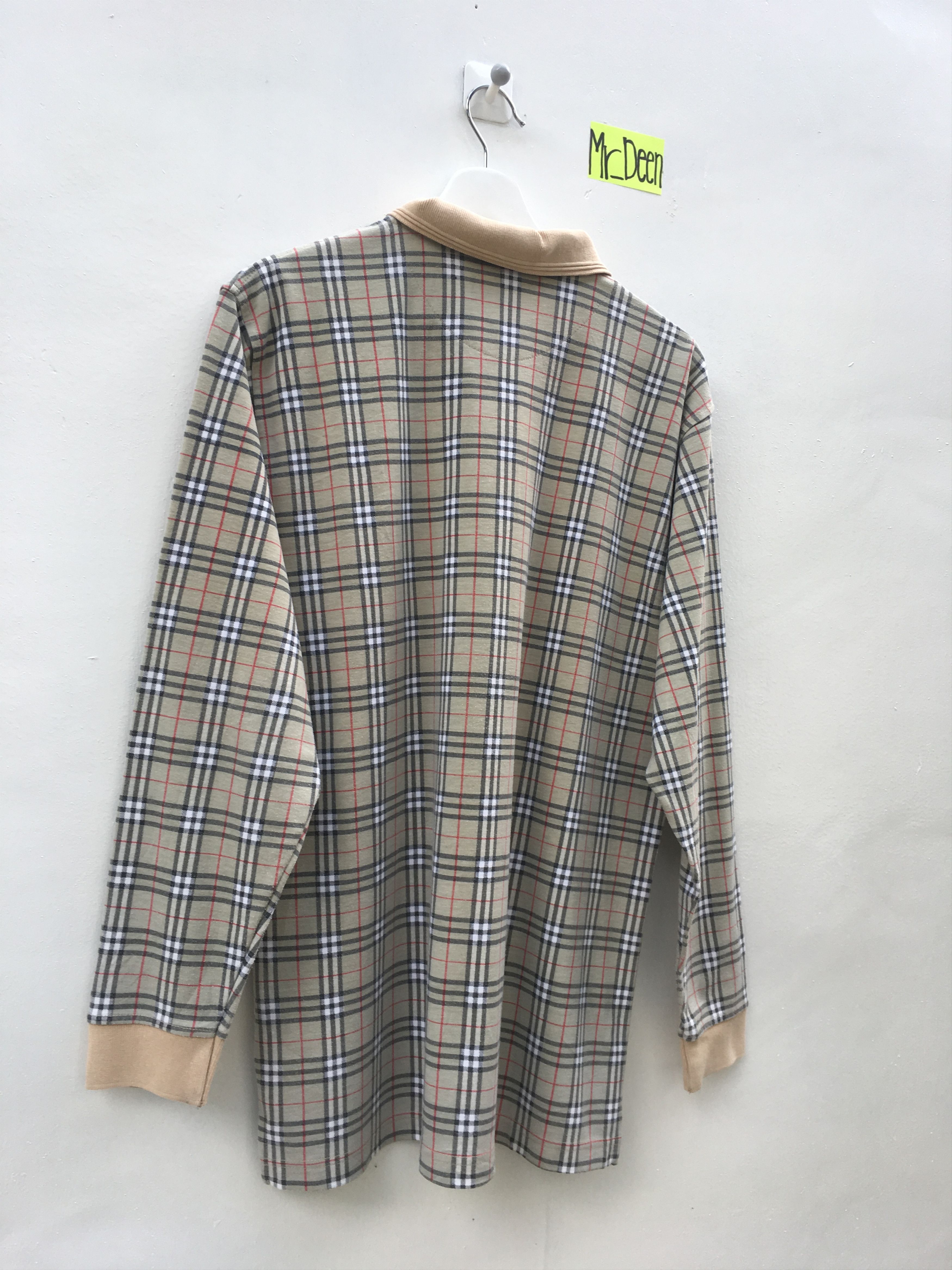 Burberry Burberry Checkered nova check Vintage 90s Polo Shirt Size US L / EU 52-54 / 3 - 8 Thumbnail