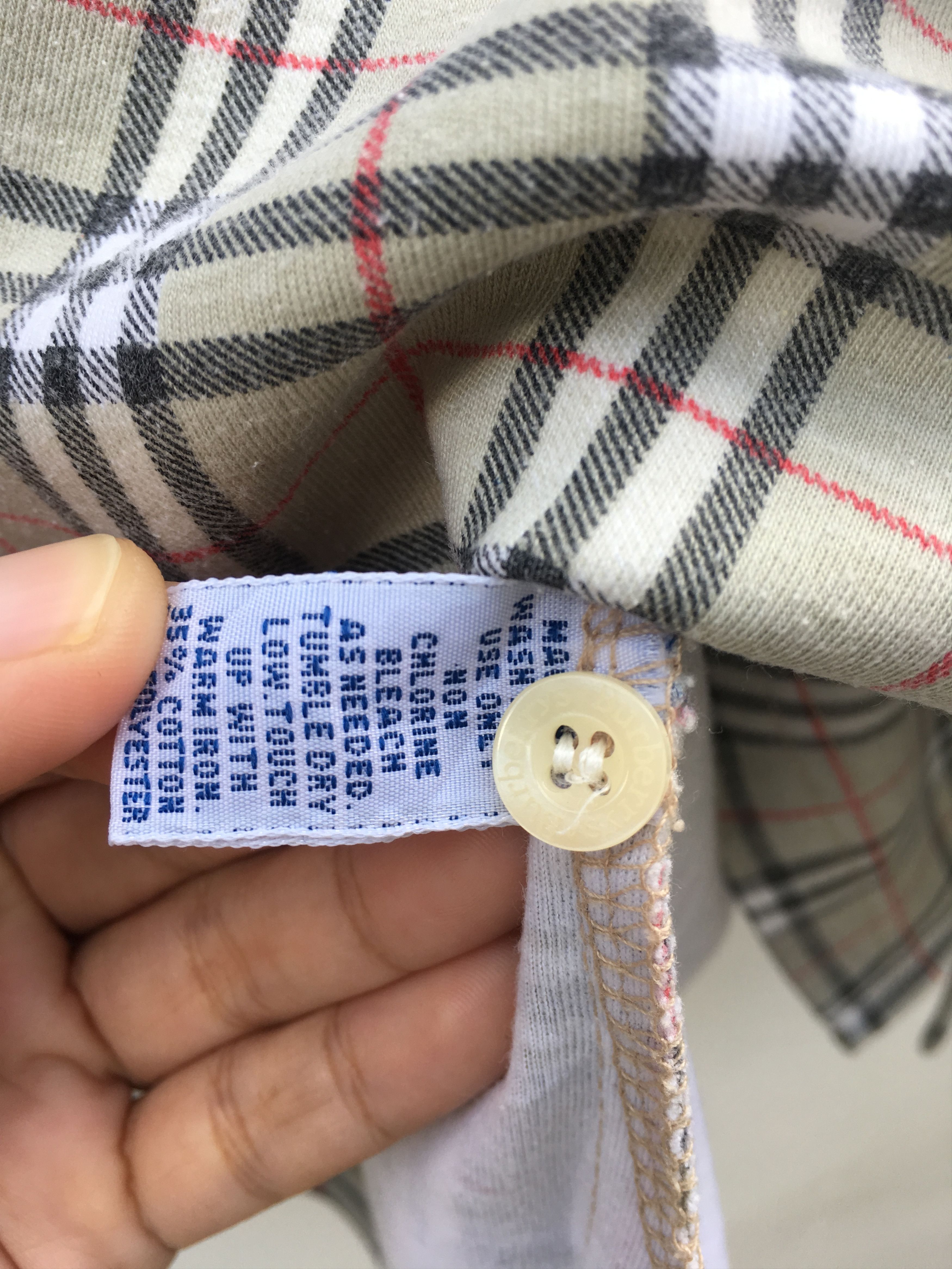 Burberry Burberry Checkered nova check Vintage 90s Polo Shirt Size US L / EU 52-54 / 3 - 9 Thumbnail
