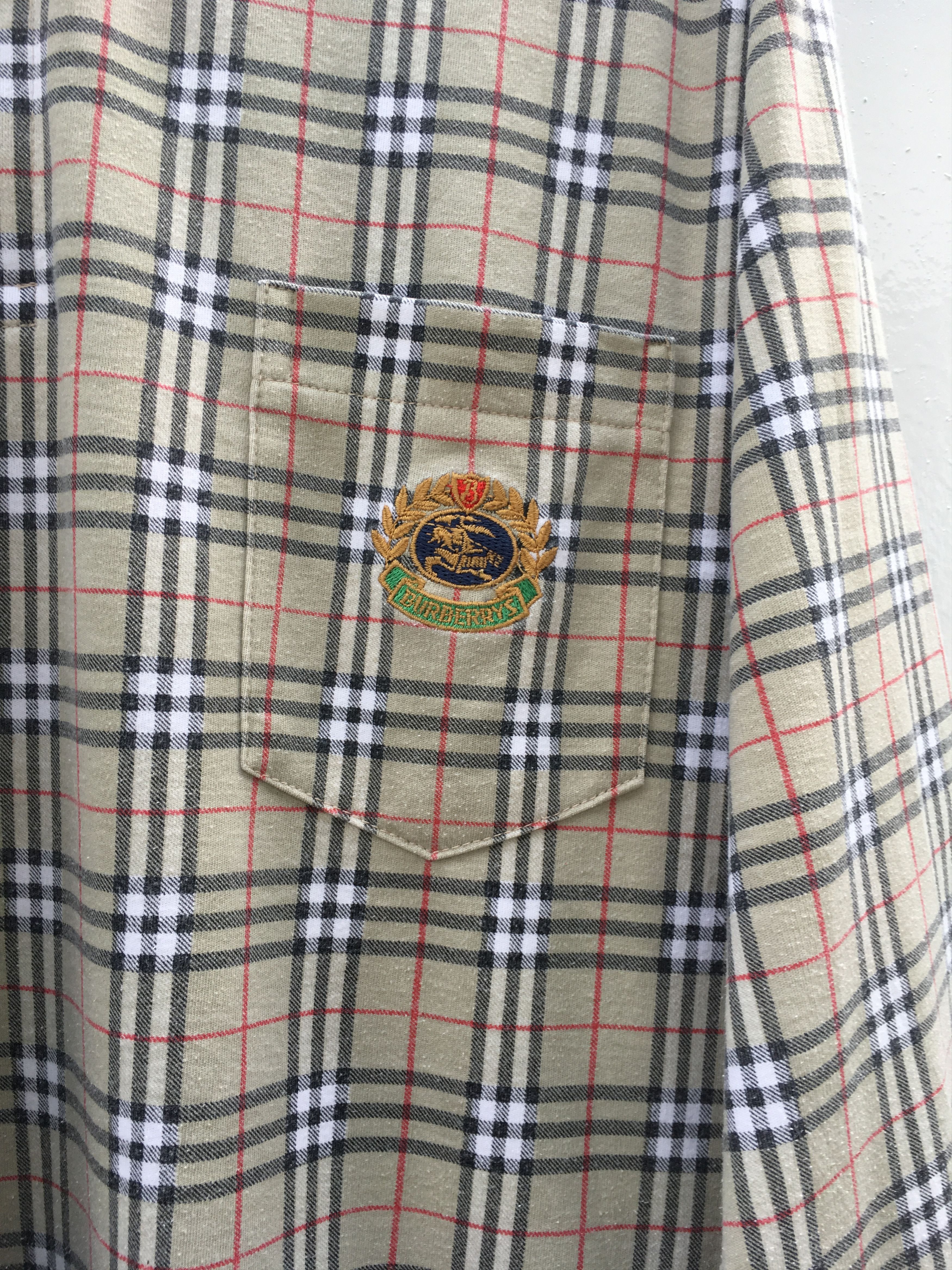 Burberry Burberry Checkered nova check Vintage 90s Polo Shirt Size US L / EU 52-54 / 3 - 4 Thumbnail