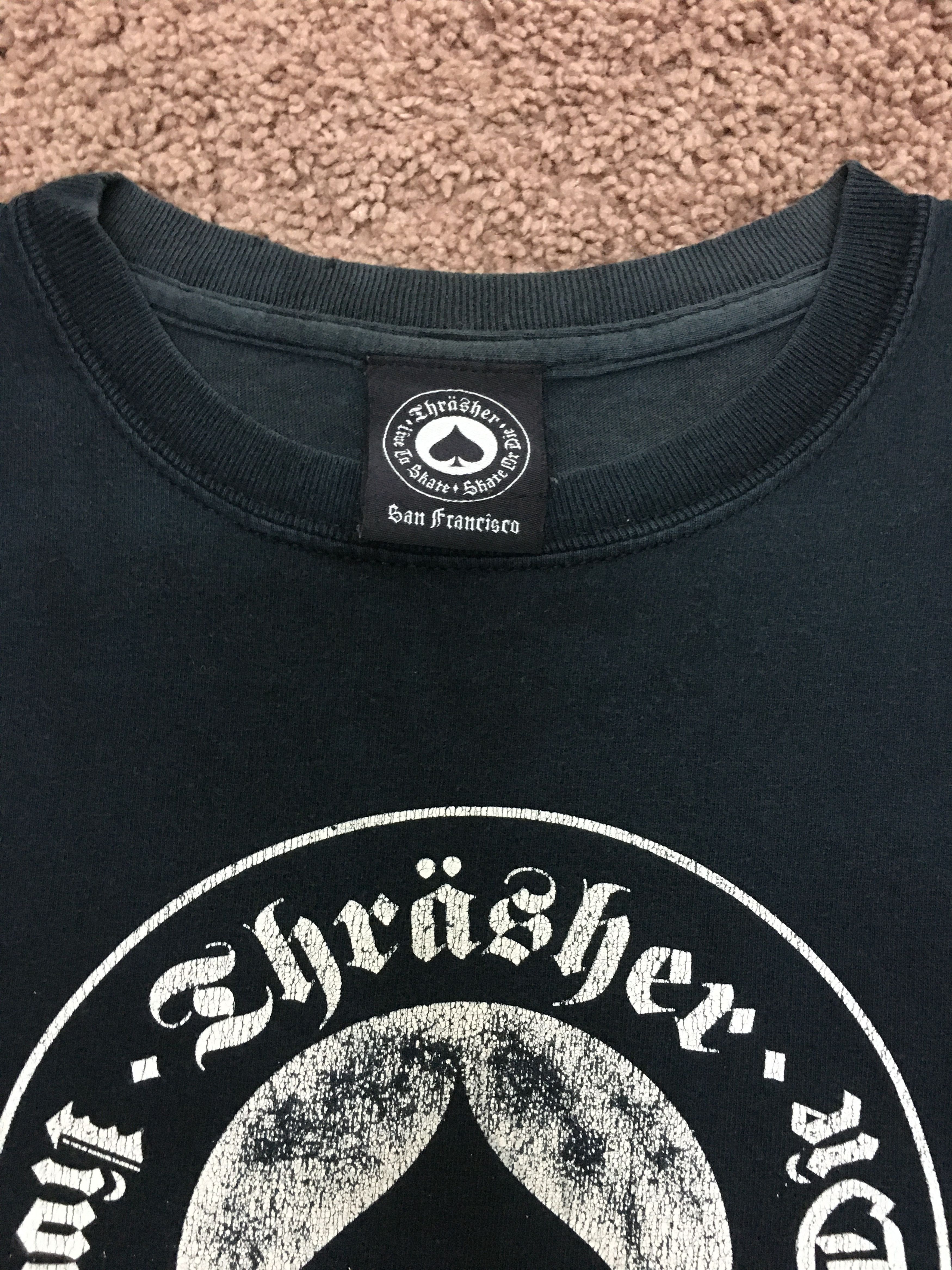 Thrasher vintage thrasher skateboard Size US L / EU 52-54 / 3 - 3 Thumbnail