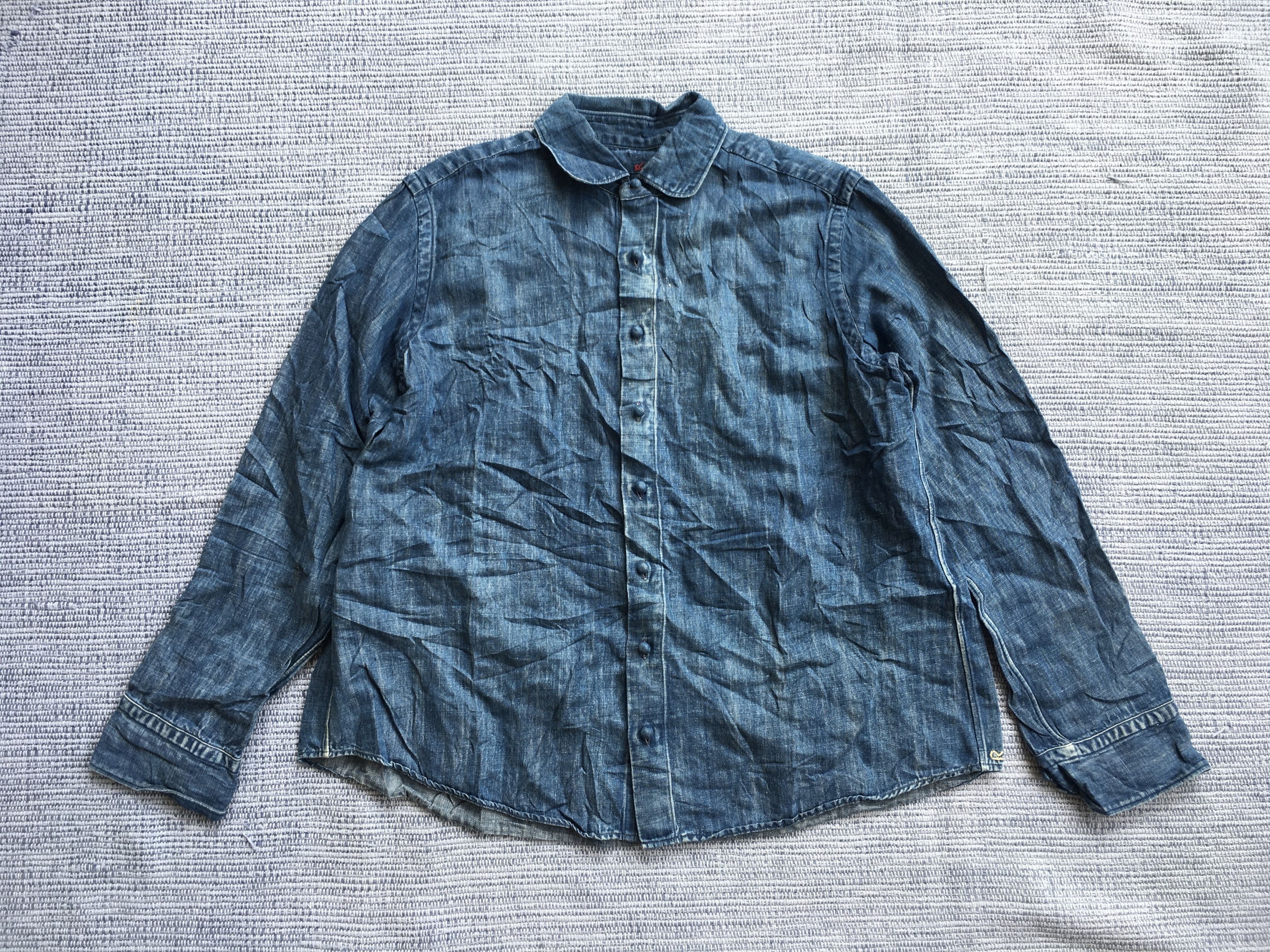 45rpm indigo denim shirt Size US M / EU 48-50 / 2 - 1 Thumbnail