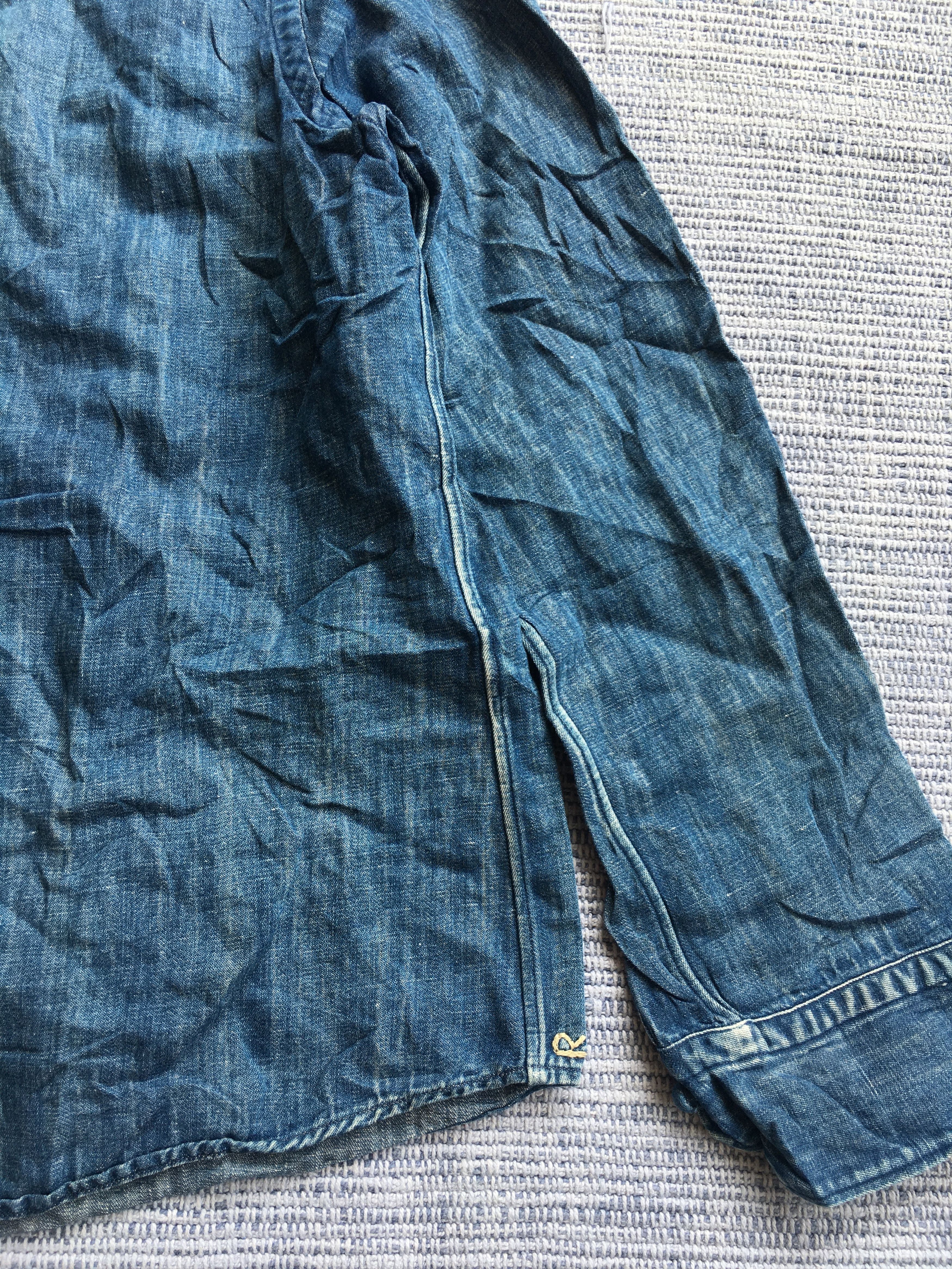 45rpm indigo denim shirt Size US M / EU 48-50 / 2 - 3 Thumbnail
