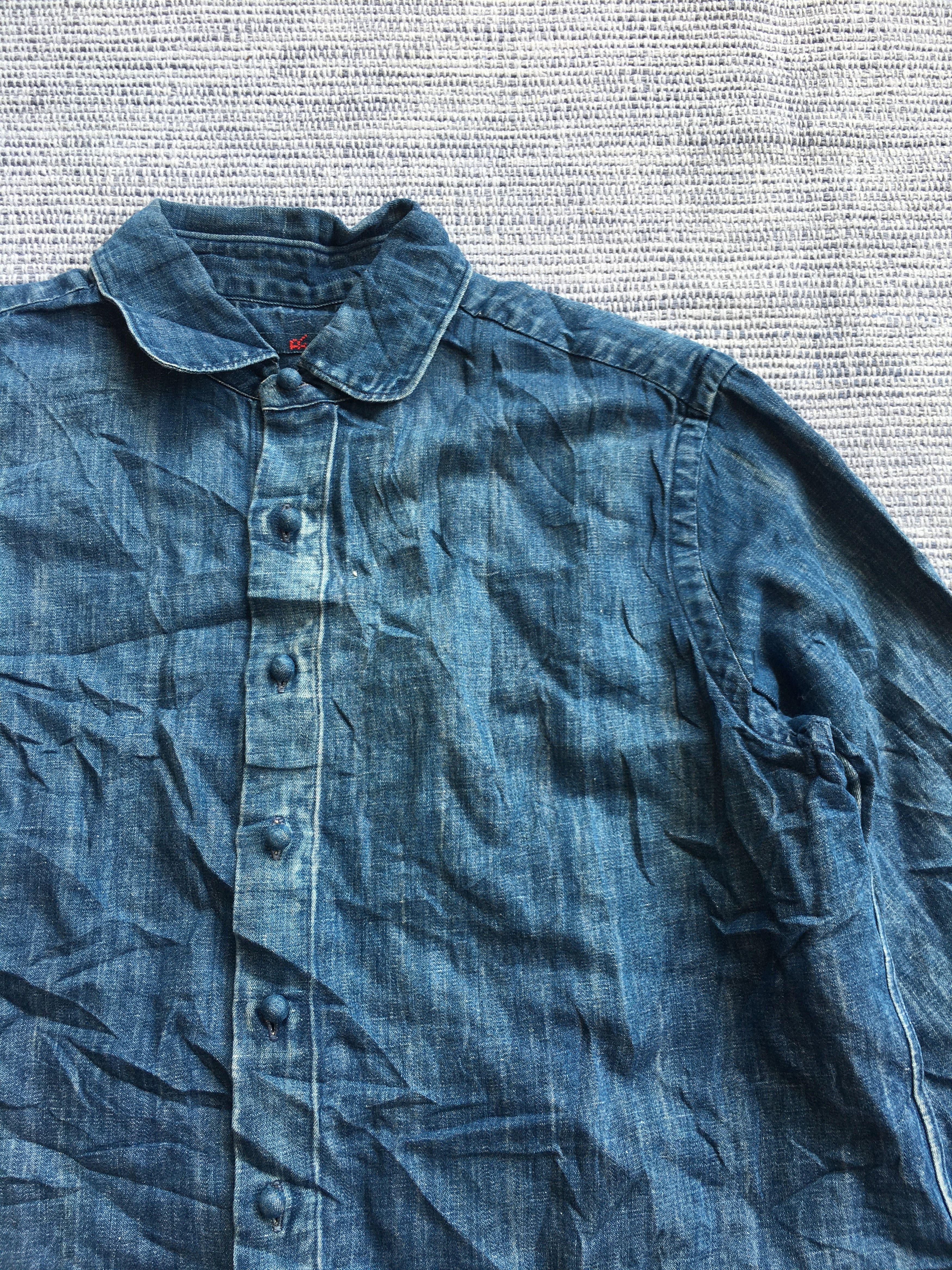 45rpm indigo denim shirt Size US M / EU 48-50 / 2 - 4 Thumbnail