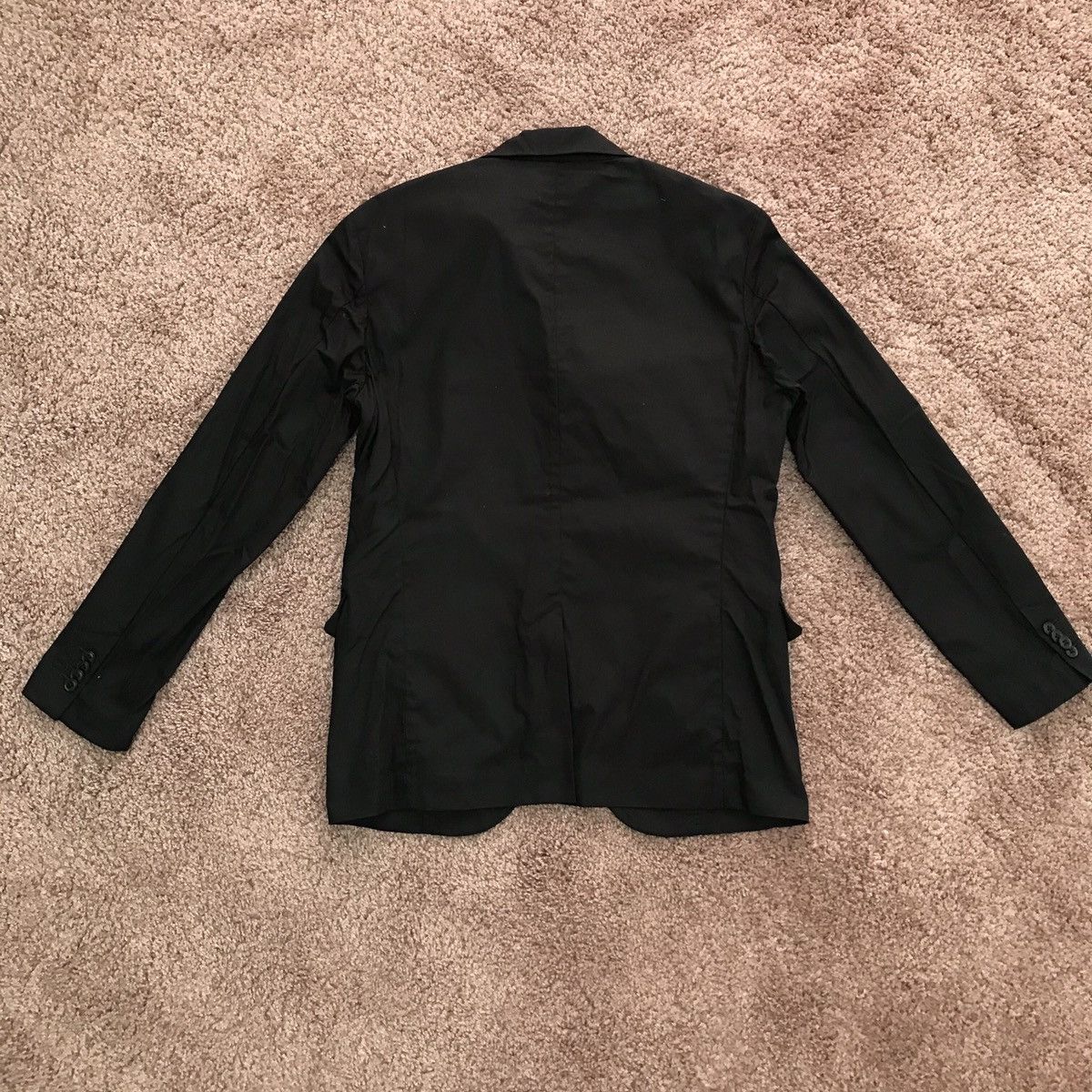 Japanese Brand Black cotton blazer Size US S / EU 44-46 / 1 - 5 Thumbnail