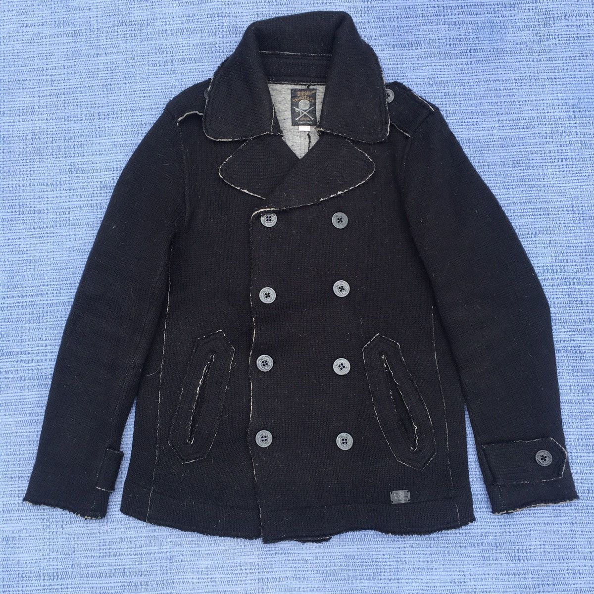 image of Diesel Tricot Jacket in Black, Men's (Size Small)
