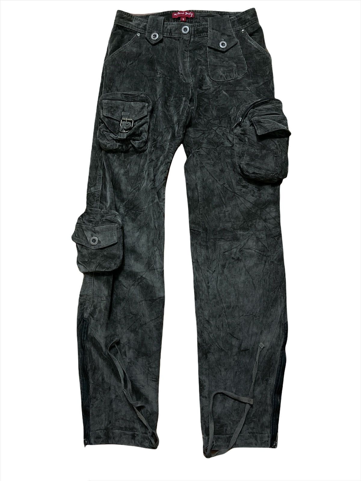 image of Rene Derhy Multipocket Velvet Pants in Brown, Men's (Size 28)