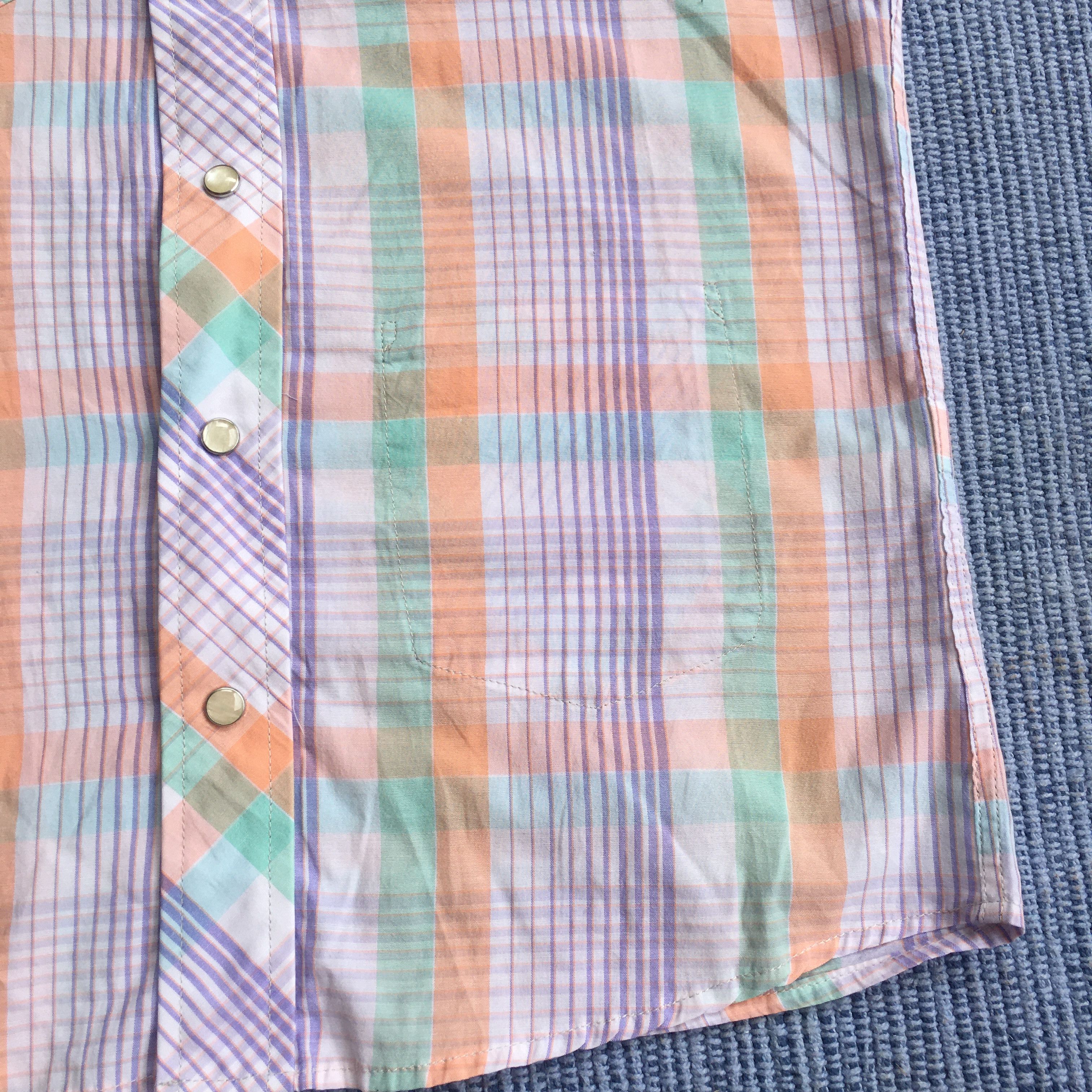 HOLLYWOOD RANCH MARKET pearl snap button western shirt Size US M / EU 48-50 / 2 - 4 Thumbnail