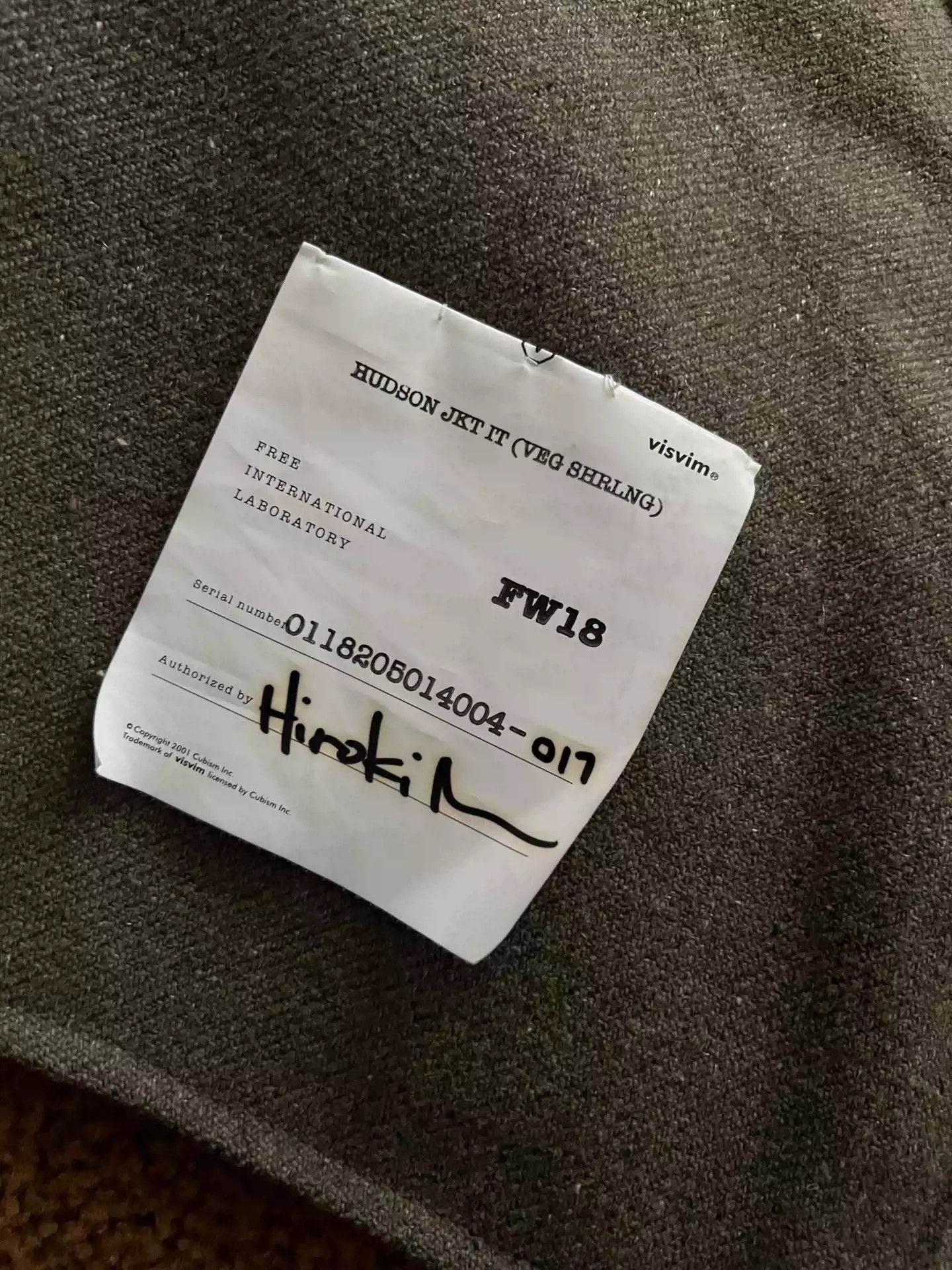 Visvim VISVIM 18AW HUDSON JKT IT (VEG SHRLING) Size US XL / EU 56 / 4 - 5 Thumbnail