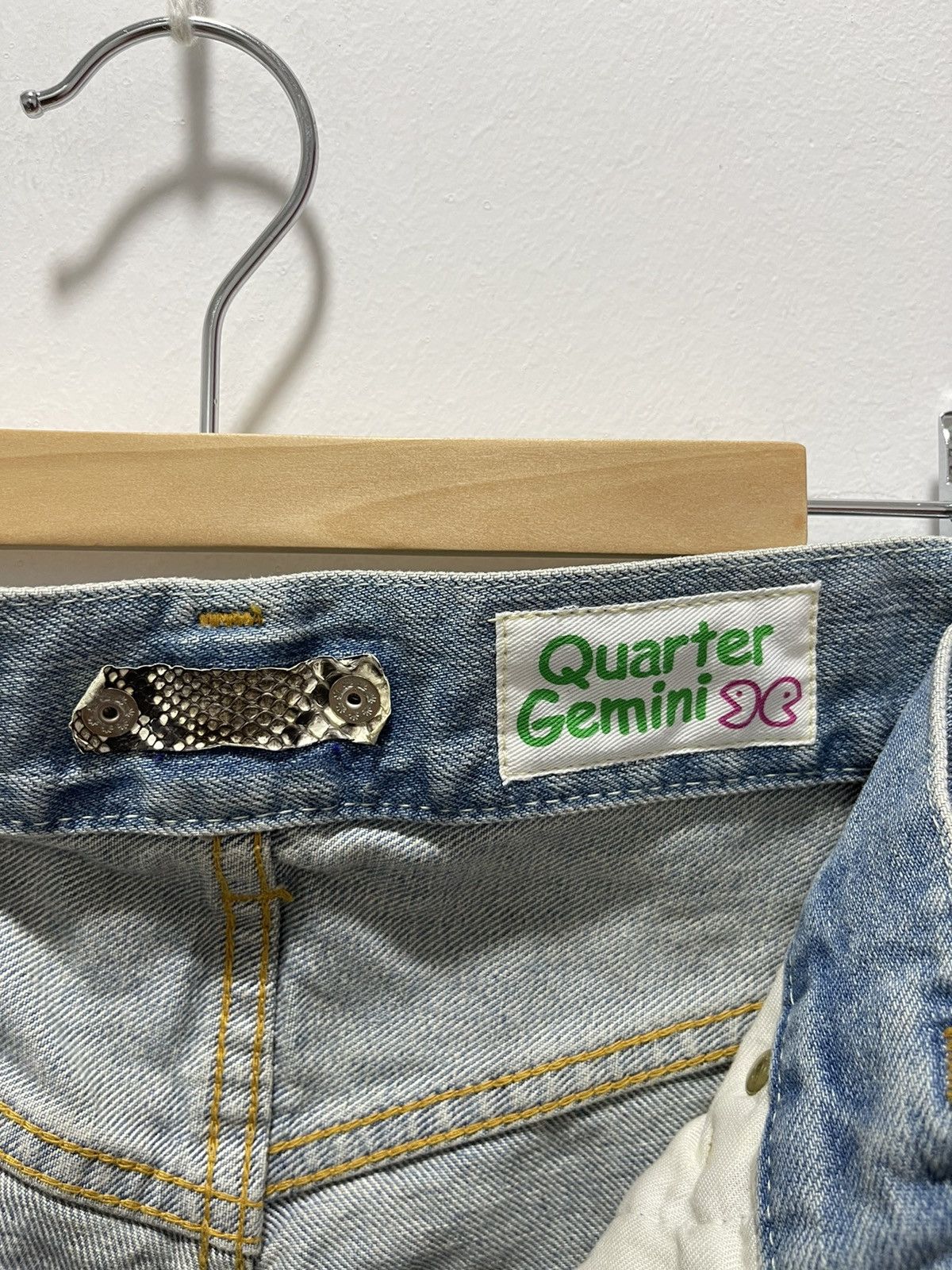 Japanese Brand × Vintage JAPANESE BRAND QUARTER GEMINI RIPPED DISTRESSED DENIM JEANS Size US 32 / EU 48 - 17 Thumbnail
