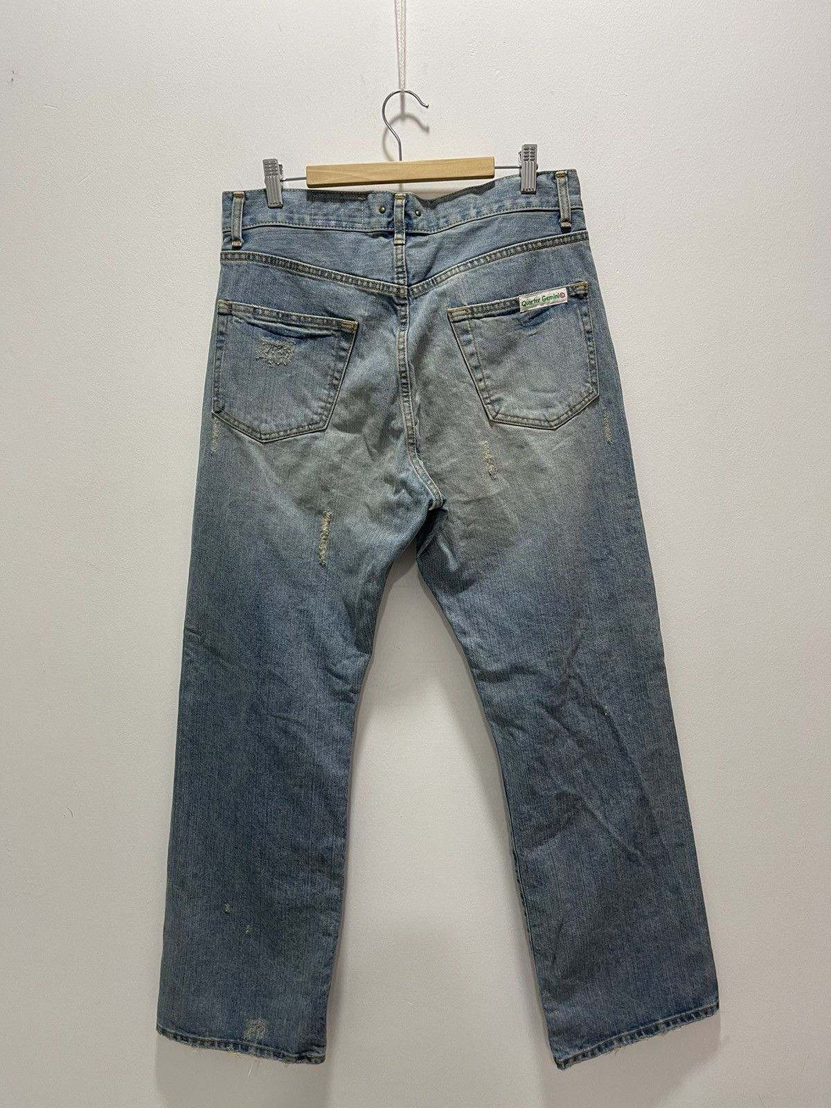 Japanese Brand × Vintage JAPANESE BRAND QUARTER GEMINI RIPPED DISTRESSED DENIM JEANS Size US 32 / EU 48 - 9 Thumbnail