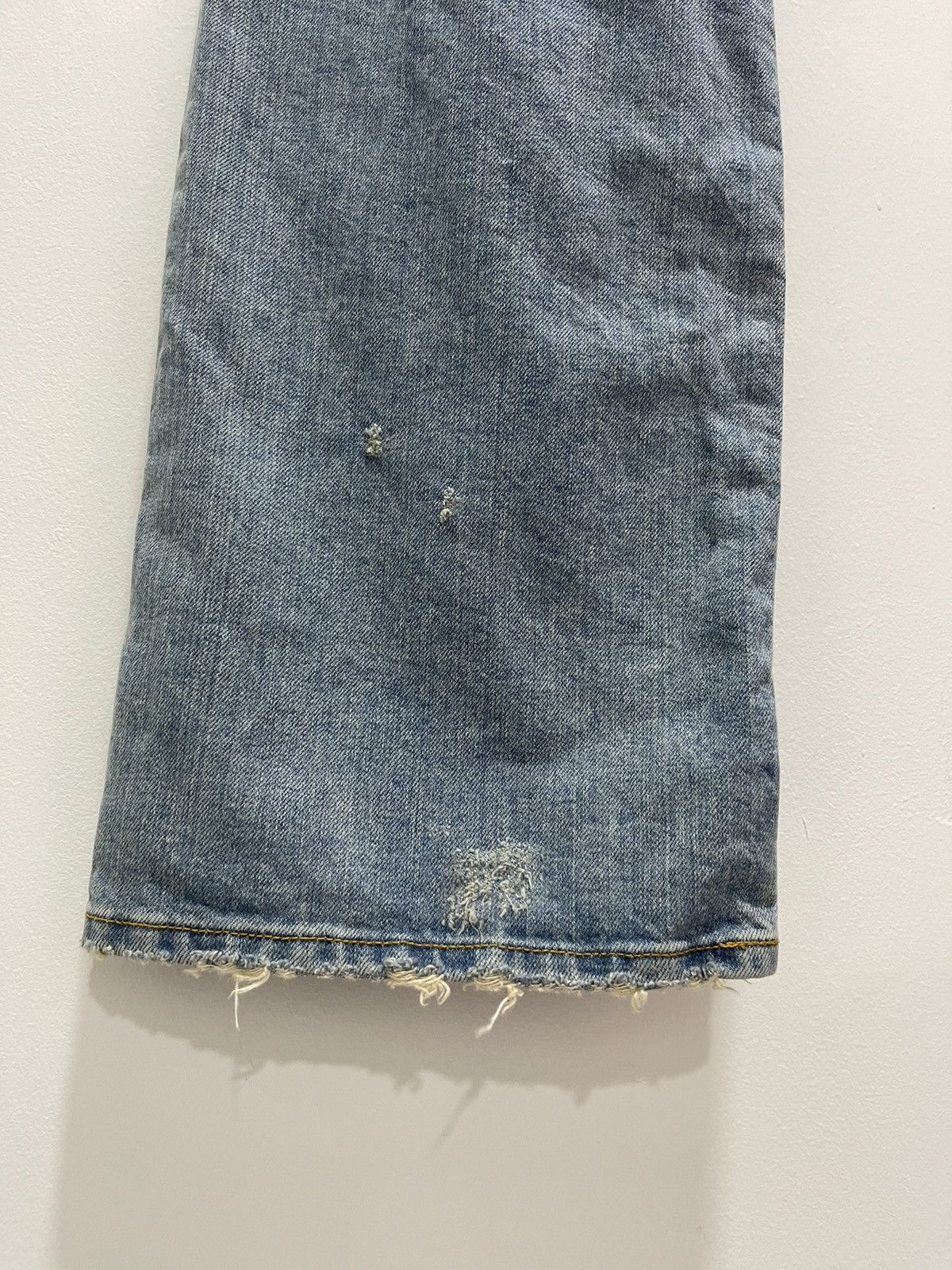 Japanese Brand × Vintage JAPANESE BRAND QUARTER GEMINI RIPPED DISTRESSED DENIM JEANS Size US 32 / EU 48 - 16 Thumbnail