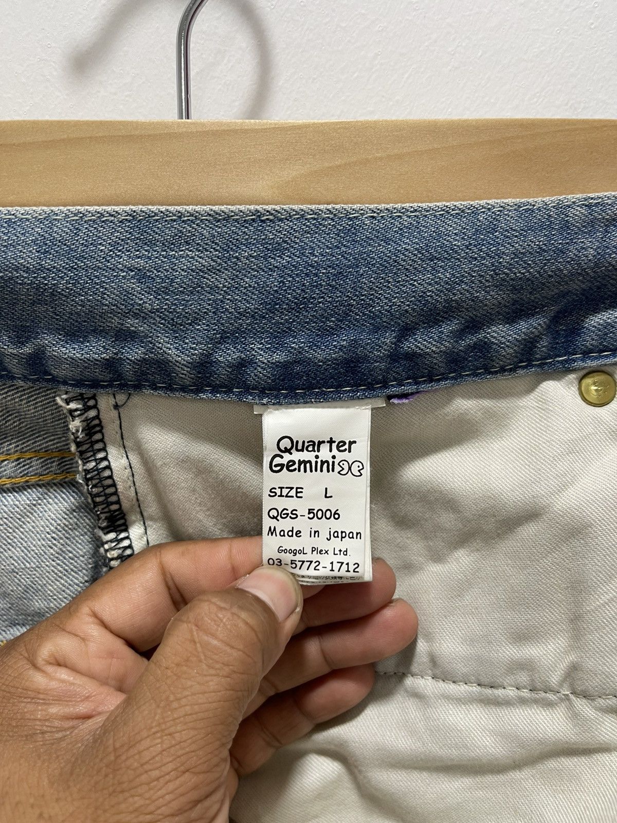 Japanese Brand × Vintage JAPANESE BRAND QUARTER GEMINI RIPPED DISTRESSED DENIM JEANS Size US 32 / EU 48 - 18 Thumbnail