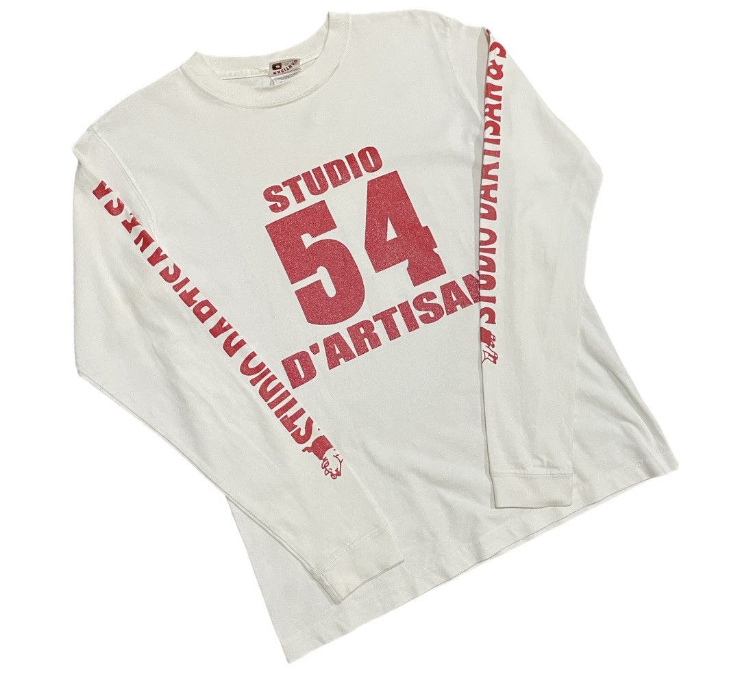 Japanese Brand Vintage Studio D'Artisan 54 Square Field Script Tee Size US M / EU 48-50 / 2 - 6 Thumbnail