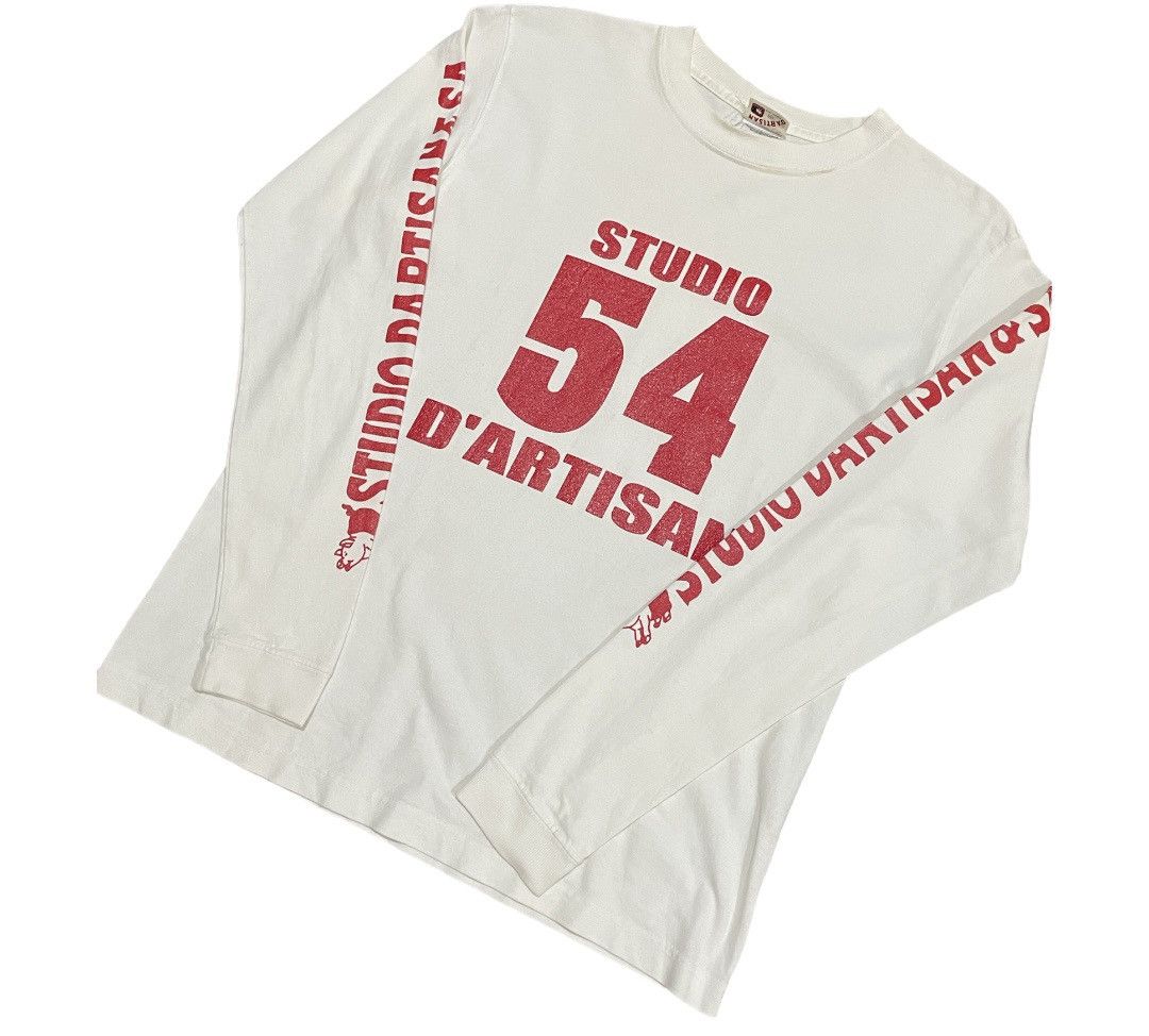 Japanese Brand Vintage Studio D'Artisan 54 Square Field Script Tee Size US M / EU 48-50 / 2 - 5 Thumbnail